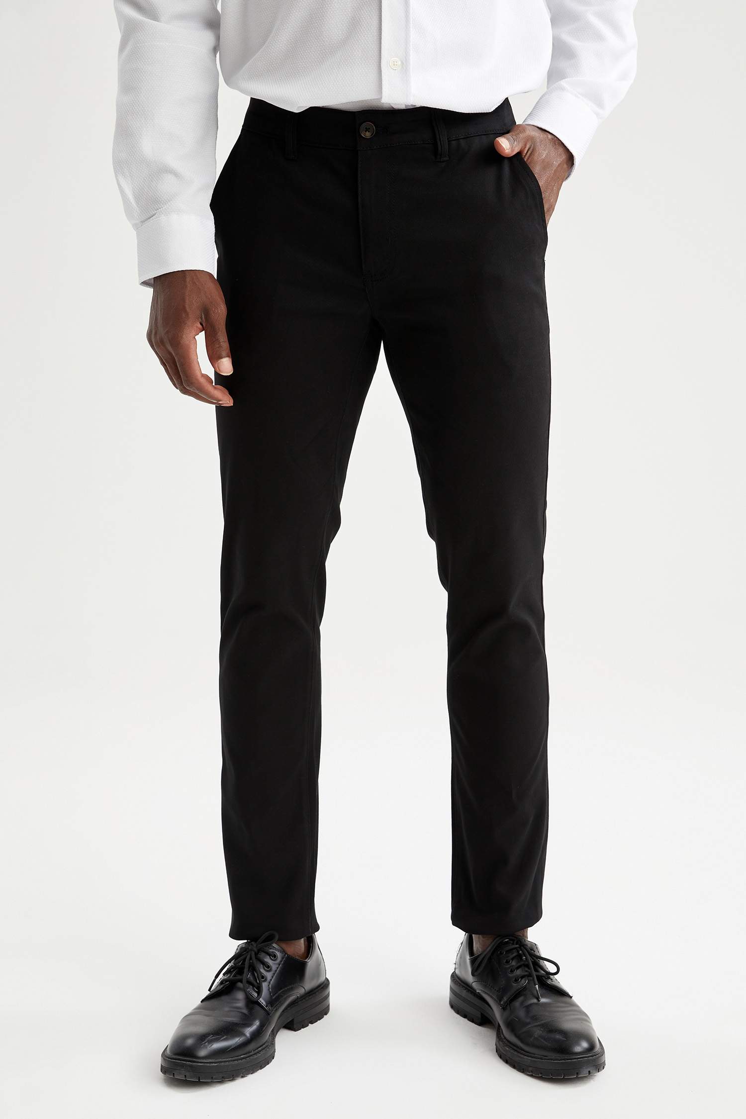 Slim Fit Basic Chino Pantolon
