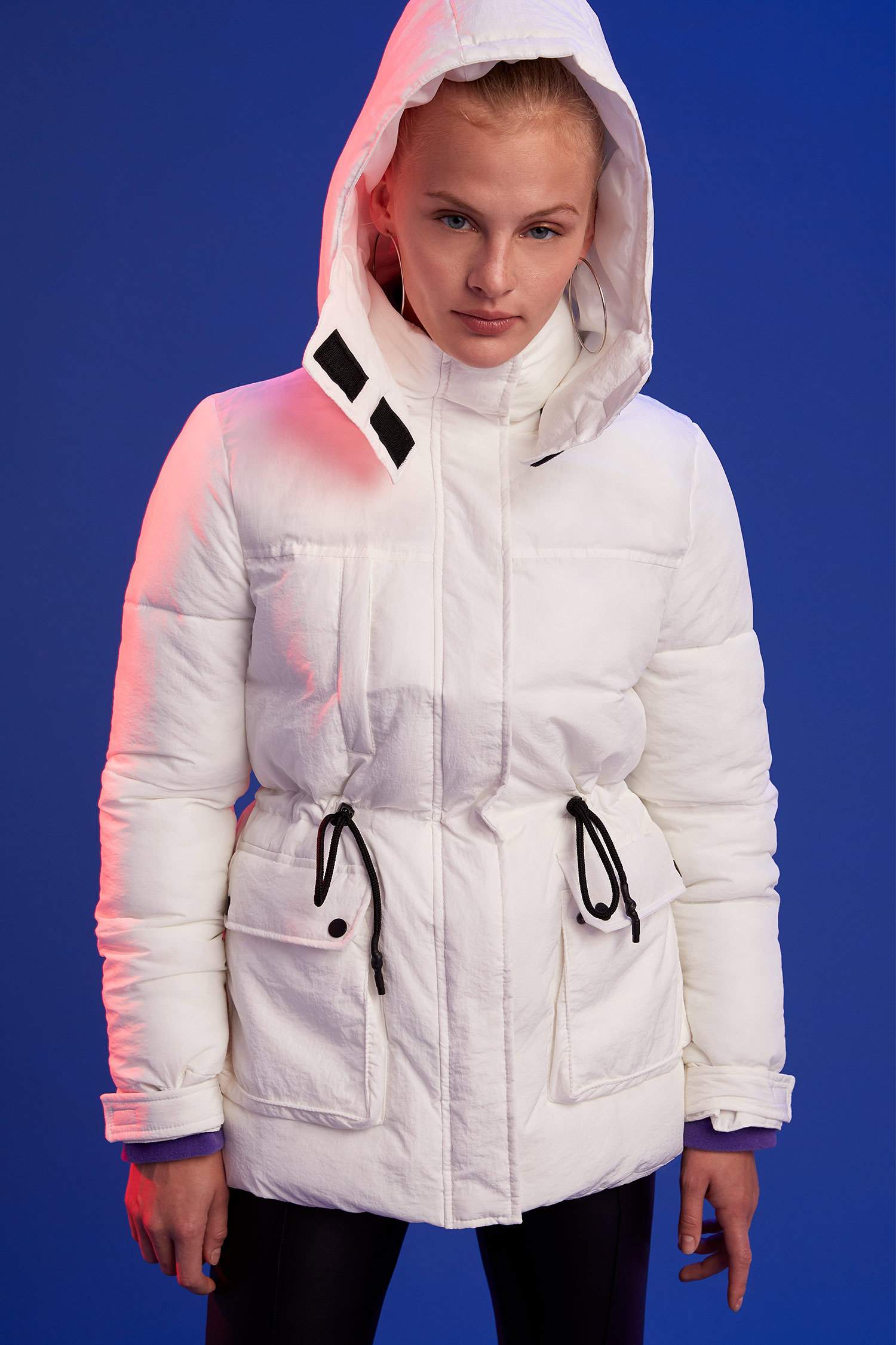 Regular Fit Kapüşonlu Mont