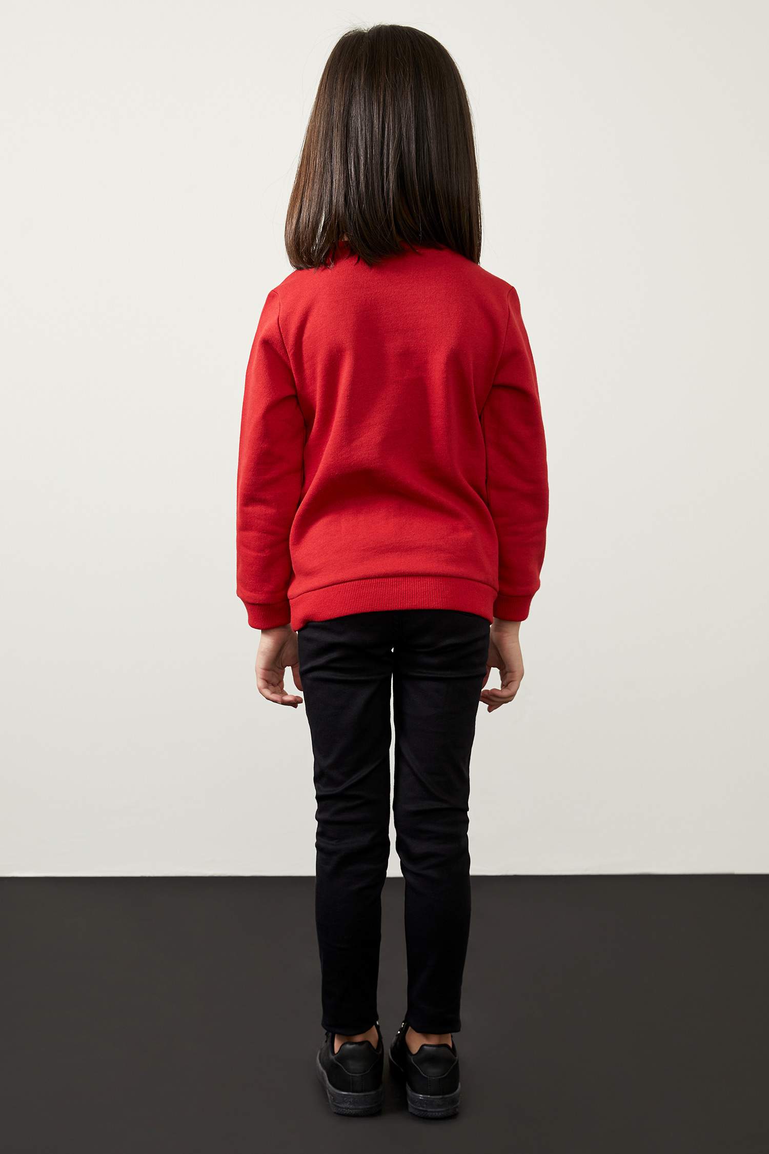 Kız Çocuk Skinny Fit Basic Dokuma Pantolon