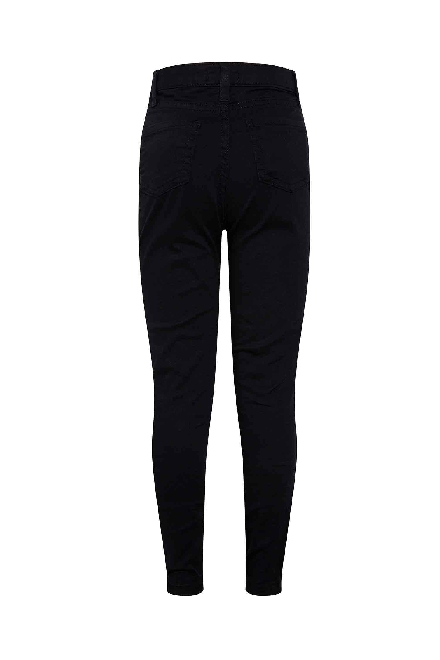 Kız Çocuk Skinny Fit Basic Dokuma Pantolon
