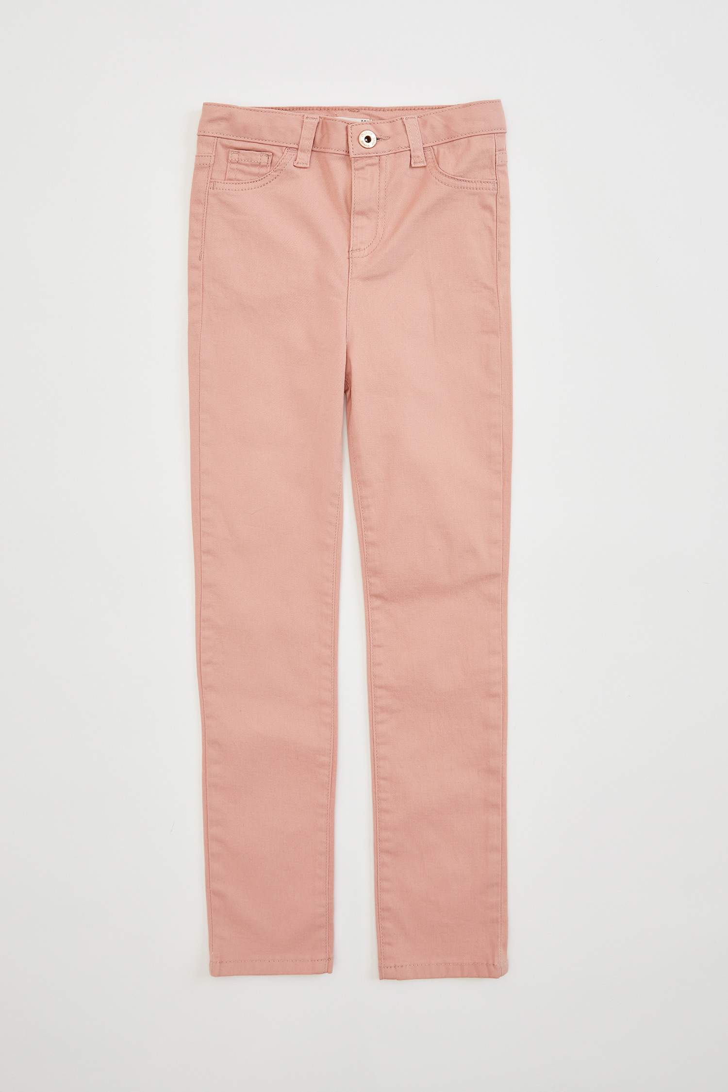 Kız Çocuk Skinny Fit Basic Dokuma Pantolon