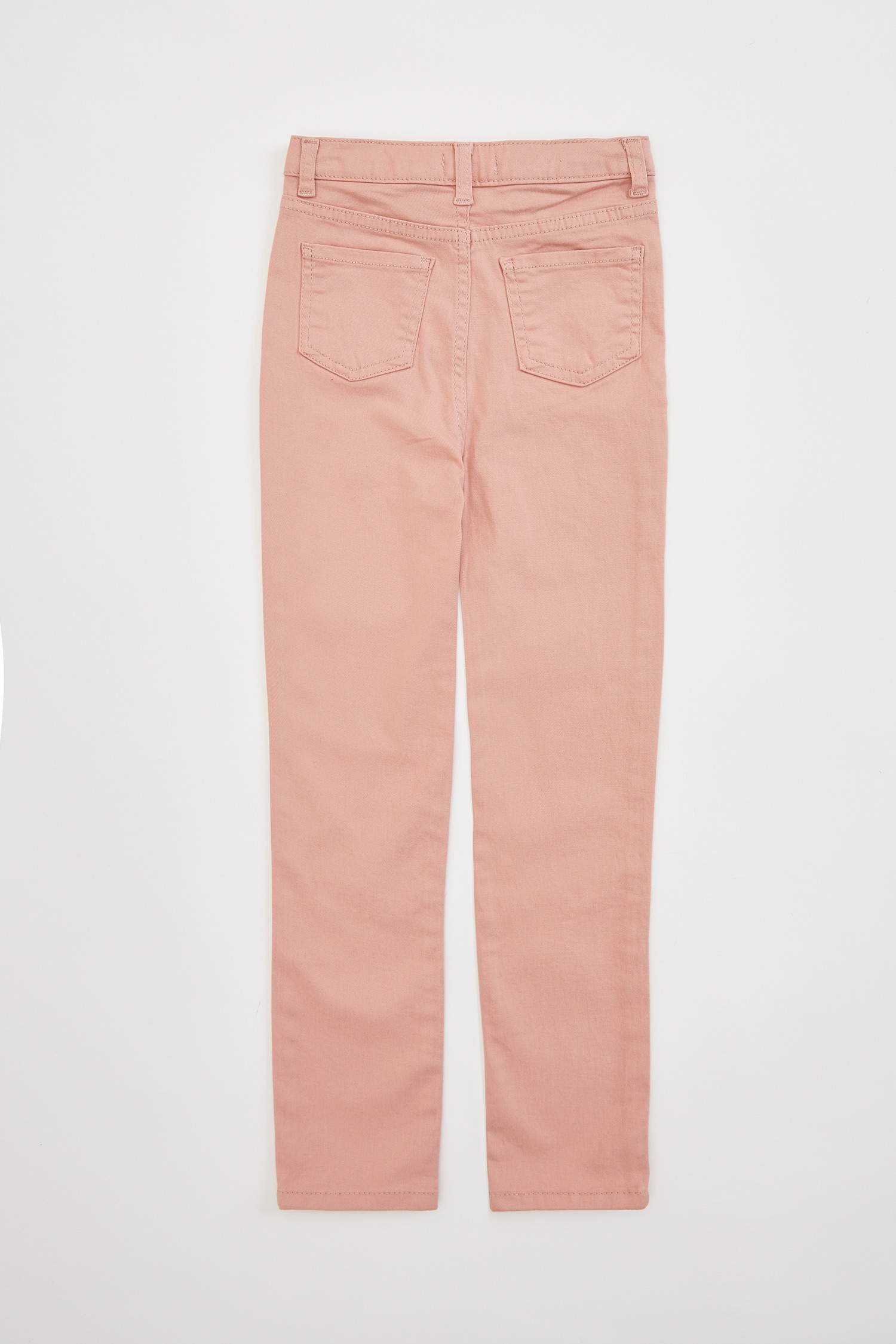 Kız Çocuk Skinny Fit Basic Dokuma Pantolon