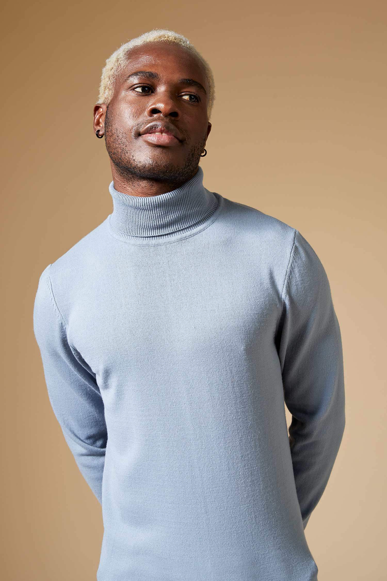 Slim Fit Balıkçı Yaka Triko Kazak
