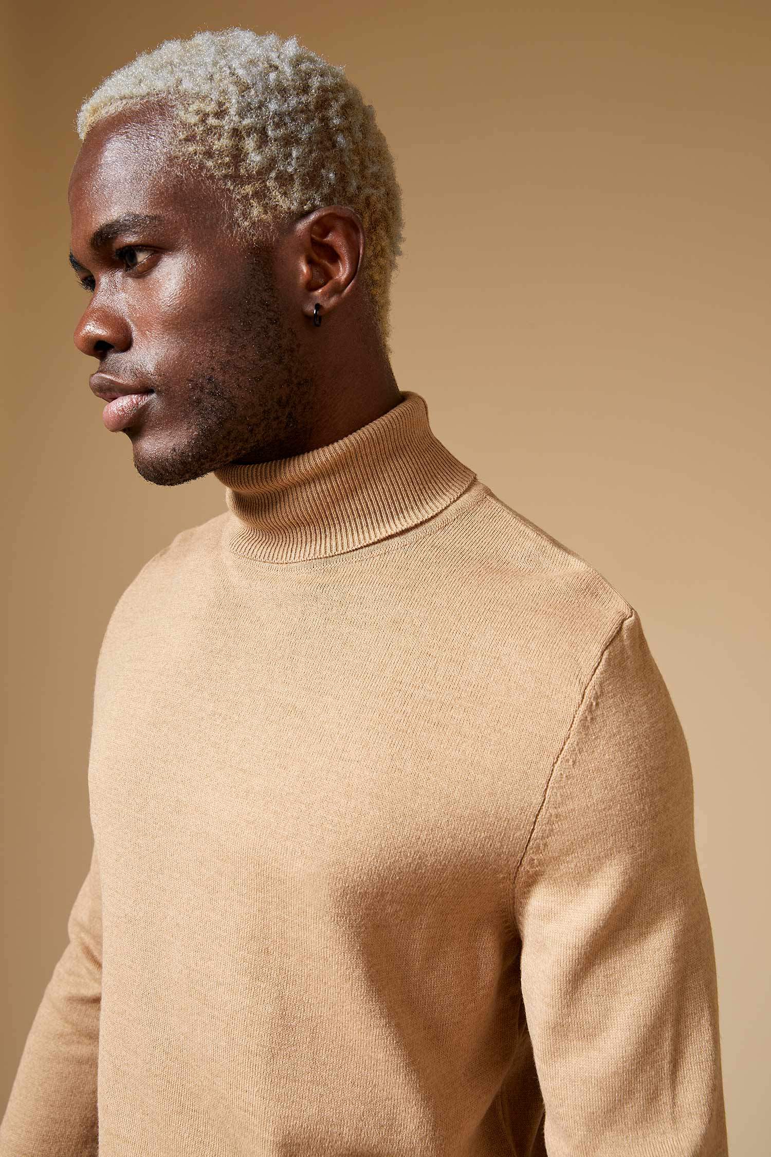 Slim Fit Balıkçı Yaka Triko Kazak