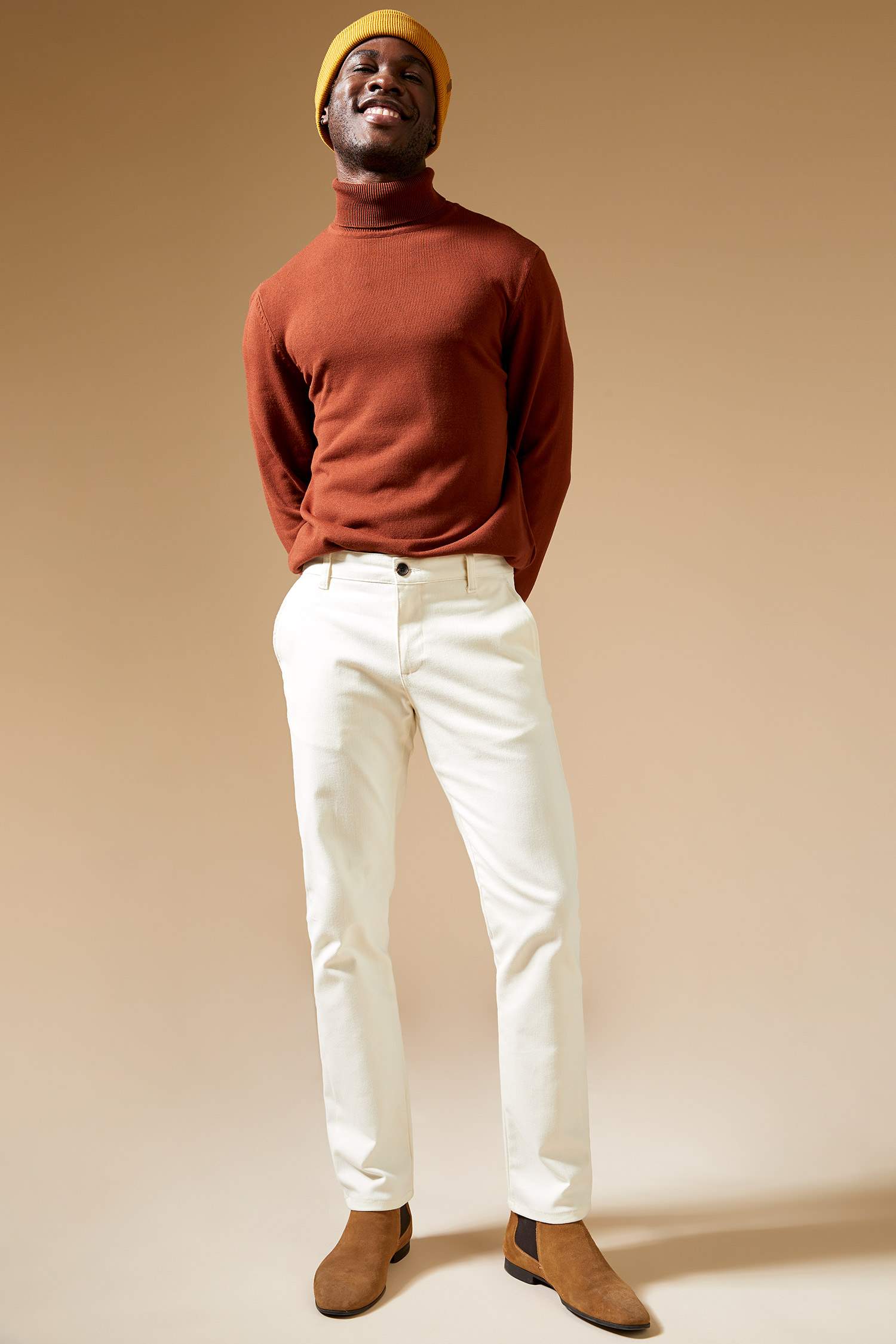 Slim Fit Balıkçı Yaka Triko Kazak