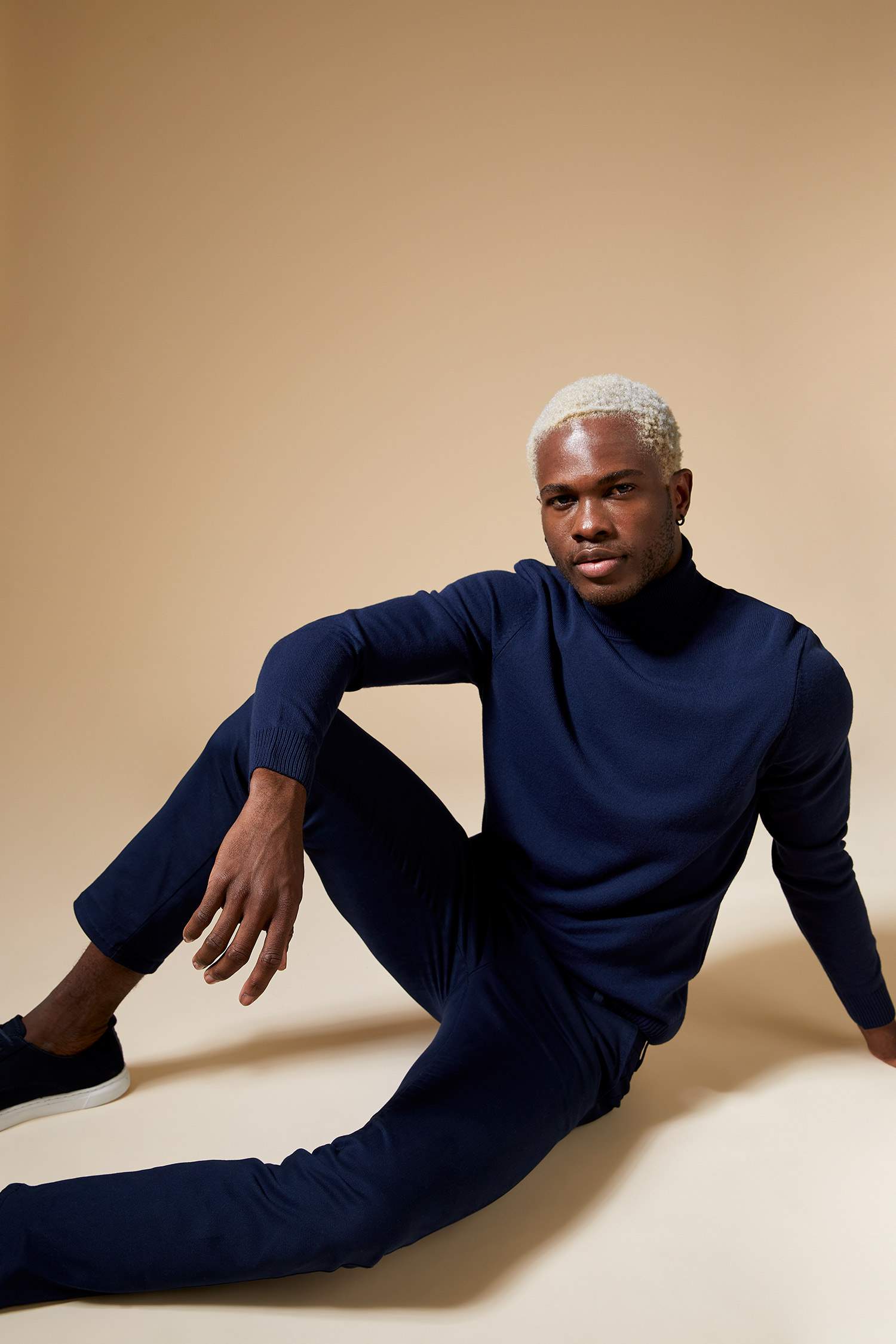 Slim Fit Balıkçı Yaka Triko Kazak