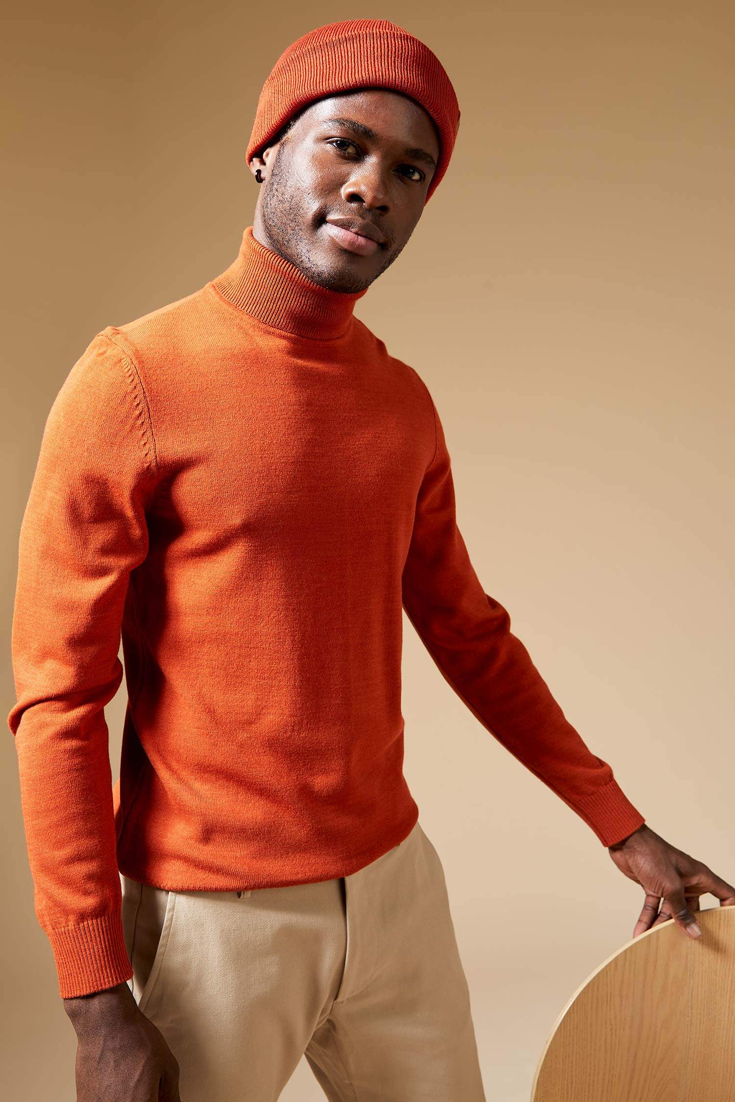 Slim Fit Balıkçı Yaka Triko Kazak