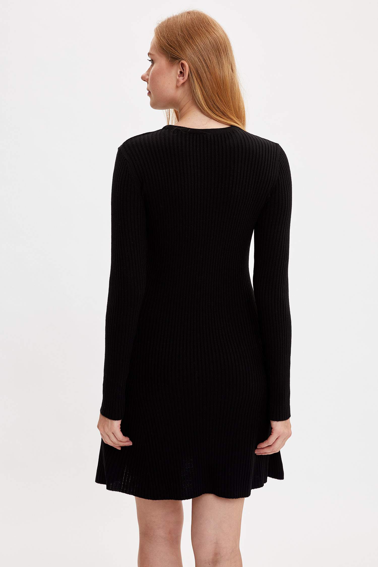 Slim Fit Triko Elbise