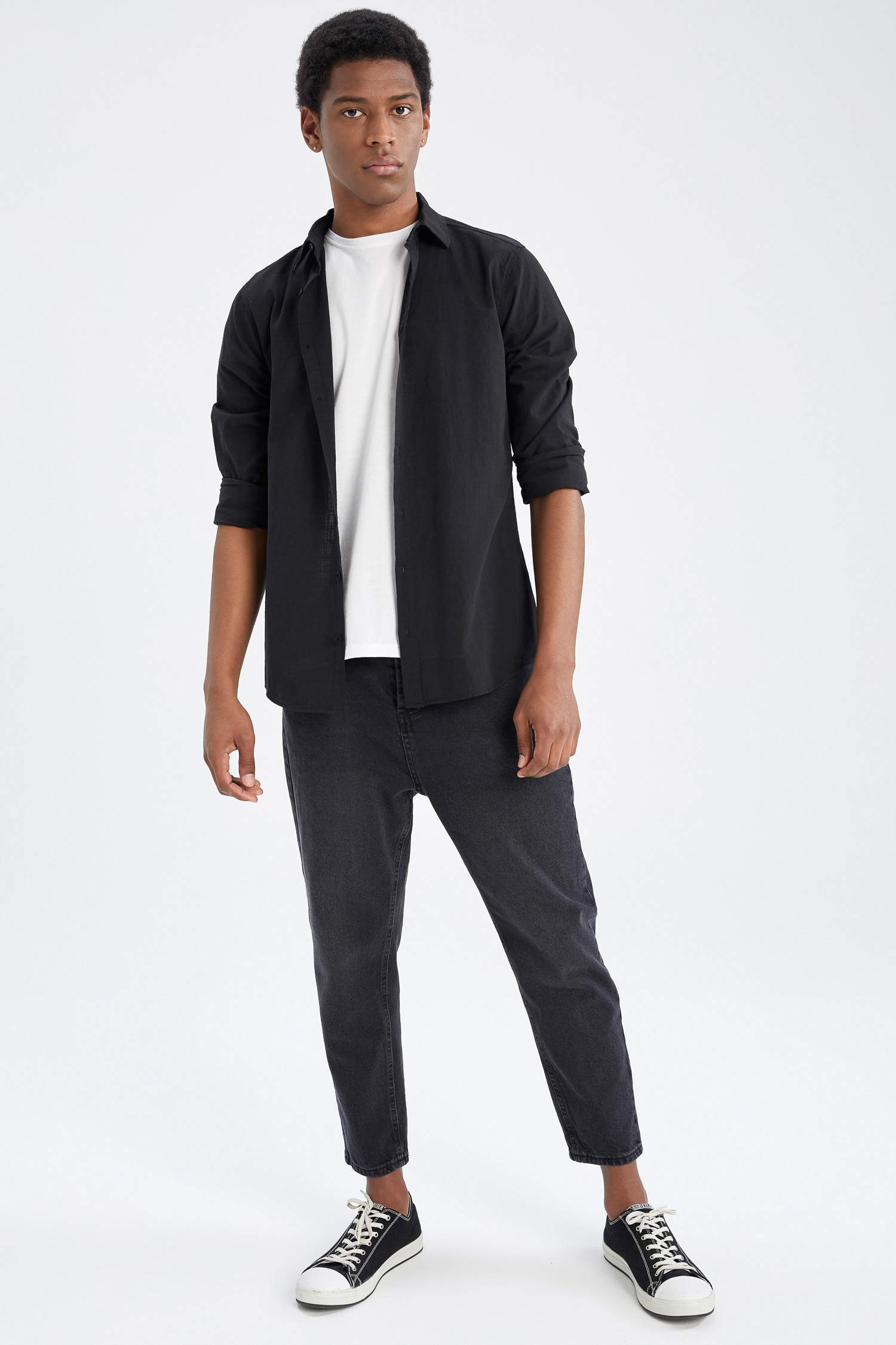 Slim Fit Uzun Kollu Gömlek
