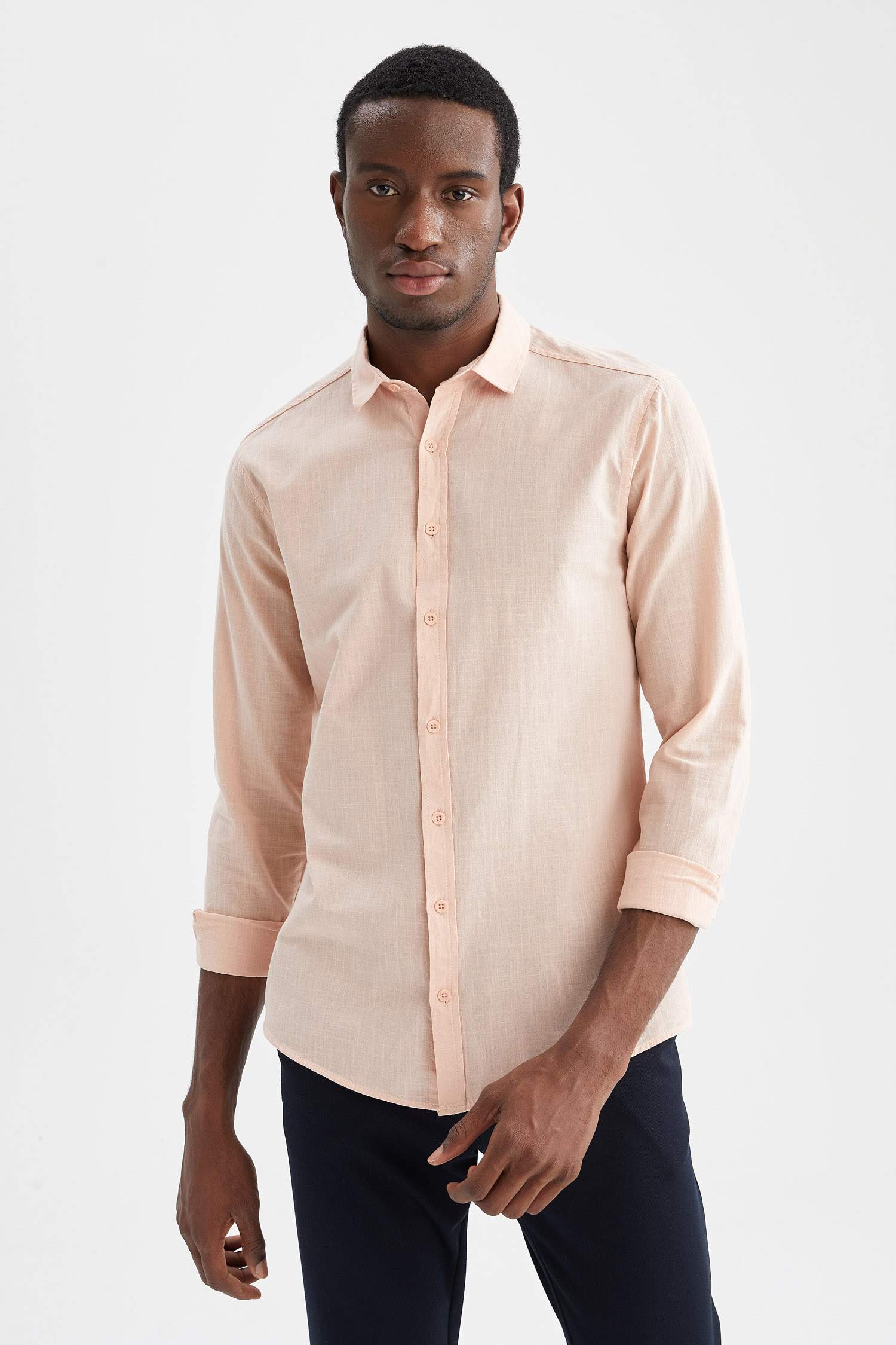Slim Fit Uzun Kollu Gömlek