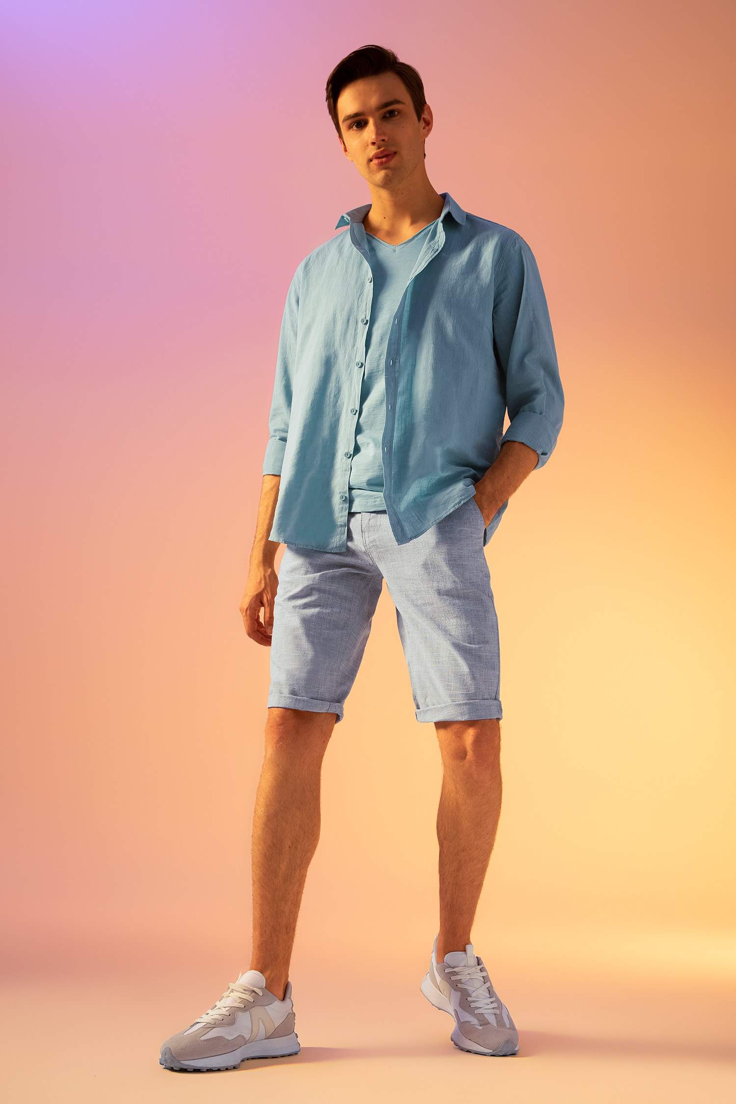 Slim Fit Uzun Kollu Gömlek