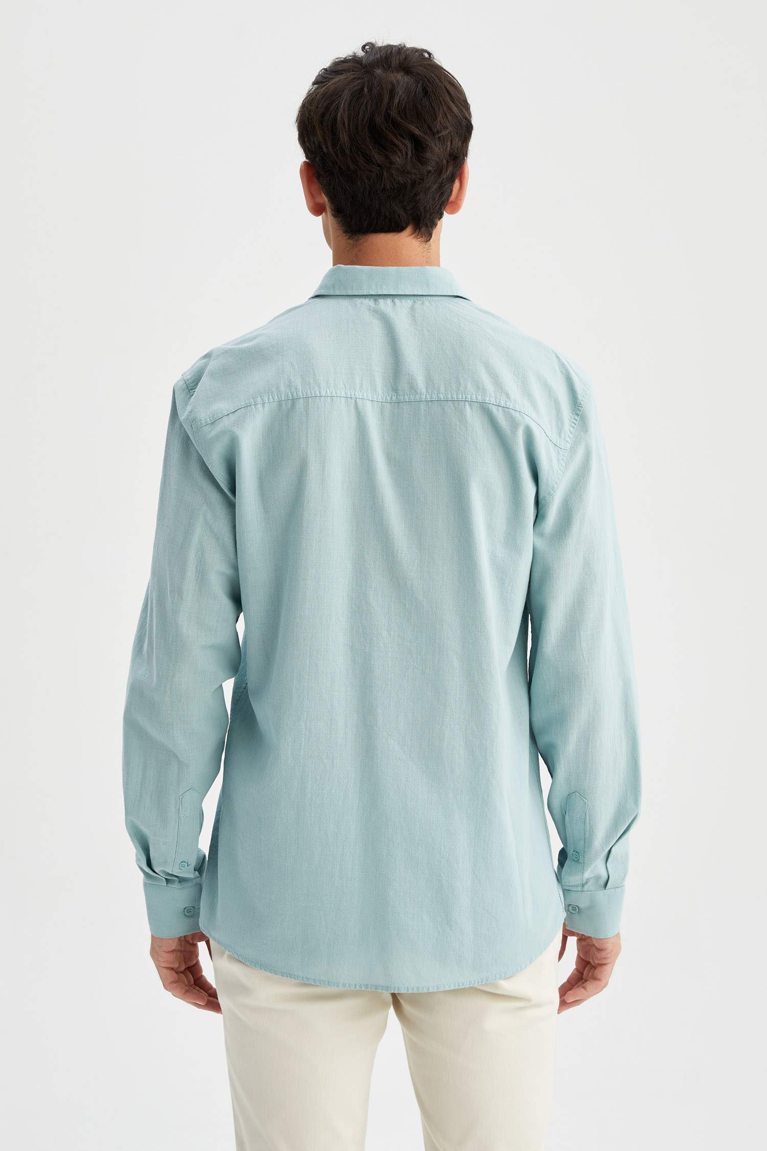 Slim Fit Uzun Kollu Gömlek