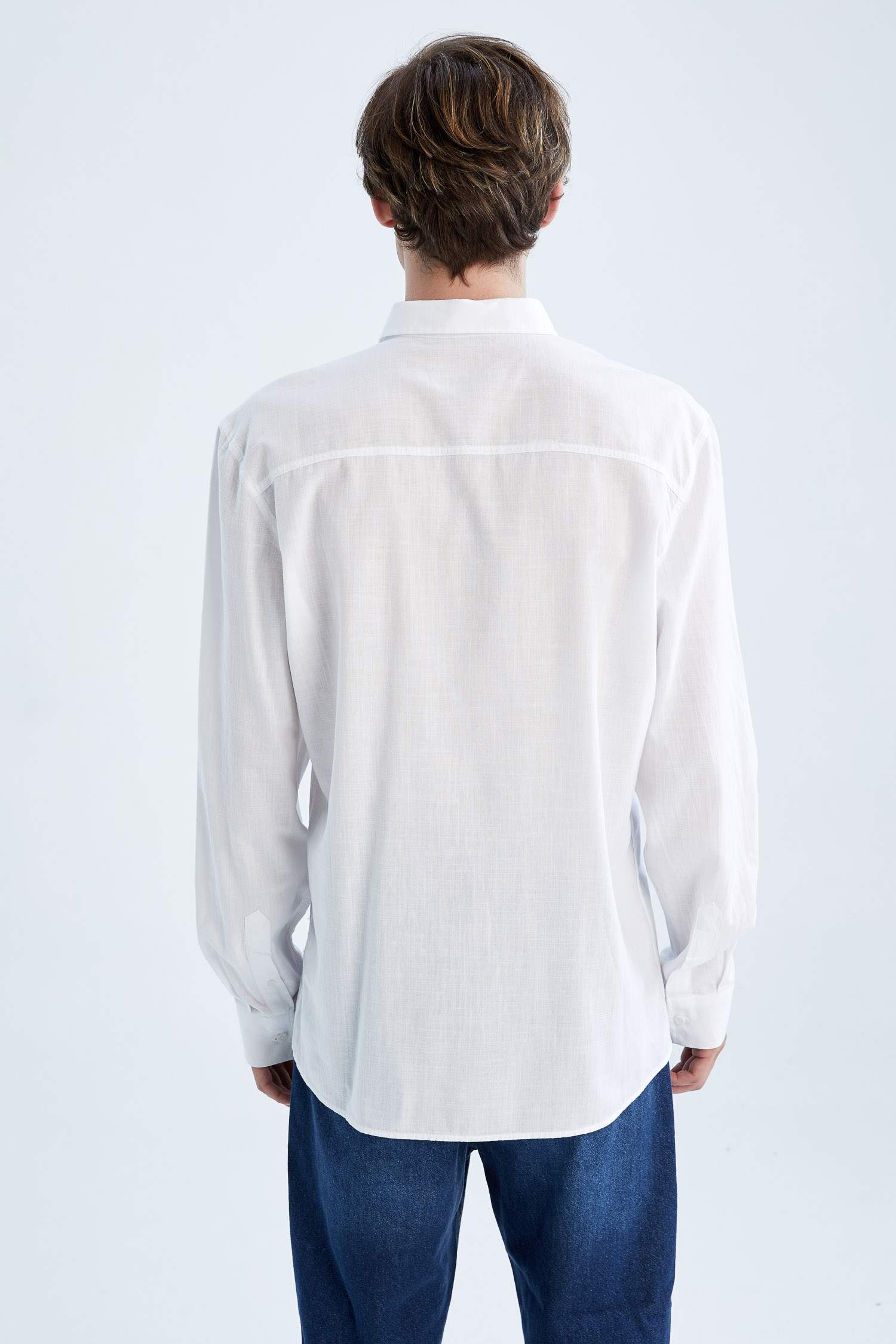 Slim Fit Uzun Kollu Gömlek