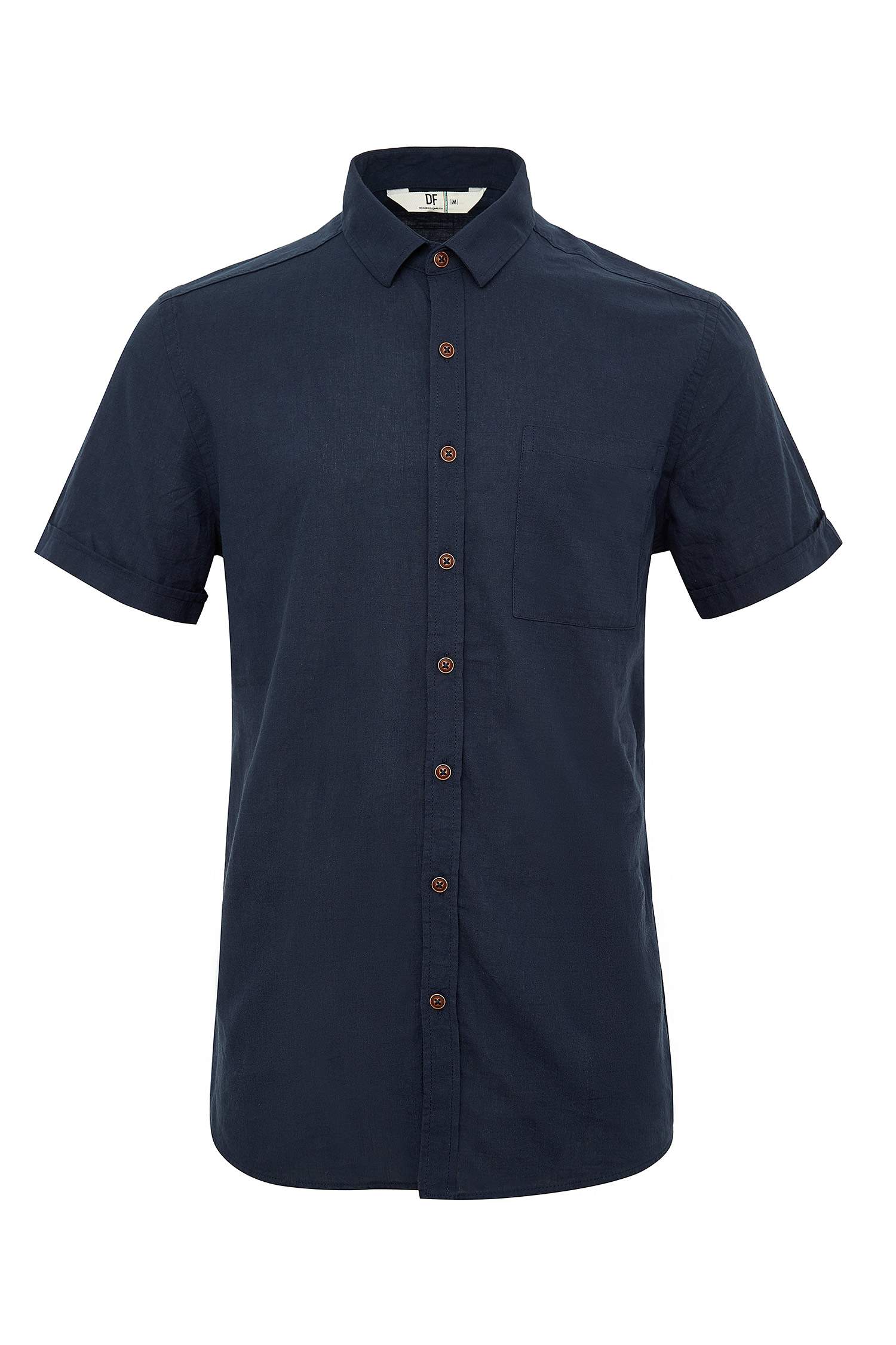 Slim Fit Basic Kısa Kollu Gömlek