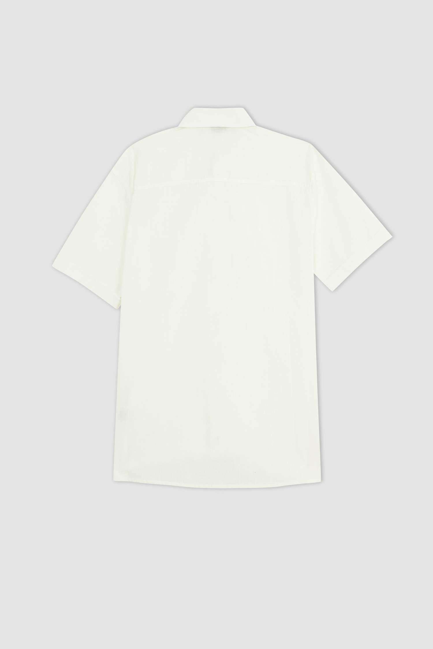 Slim Fit Basic Kısa Kollu Gömlek
