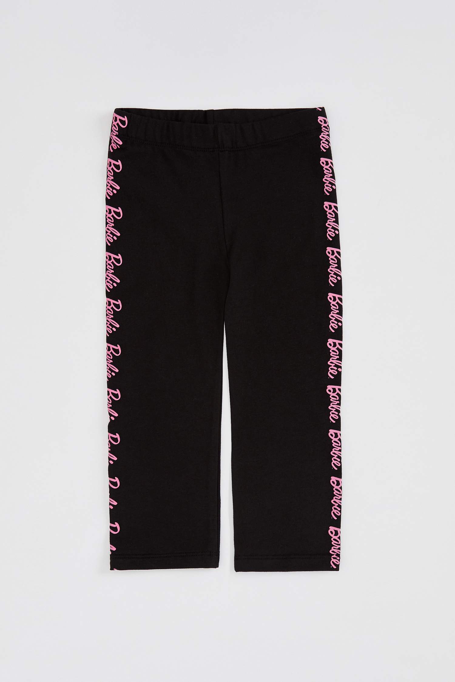 Kız Çocuk Barbie Lisanslı Slim Fit Kapri Boy Tayt