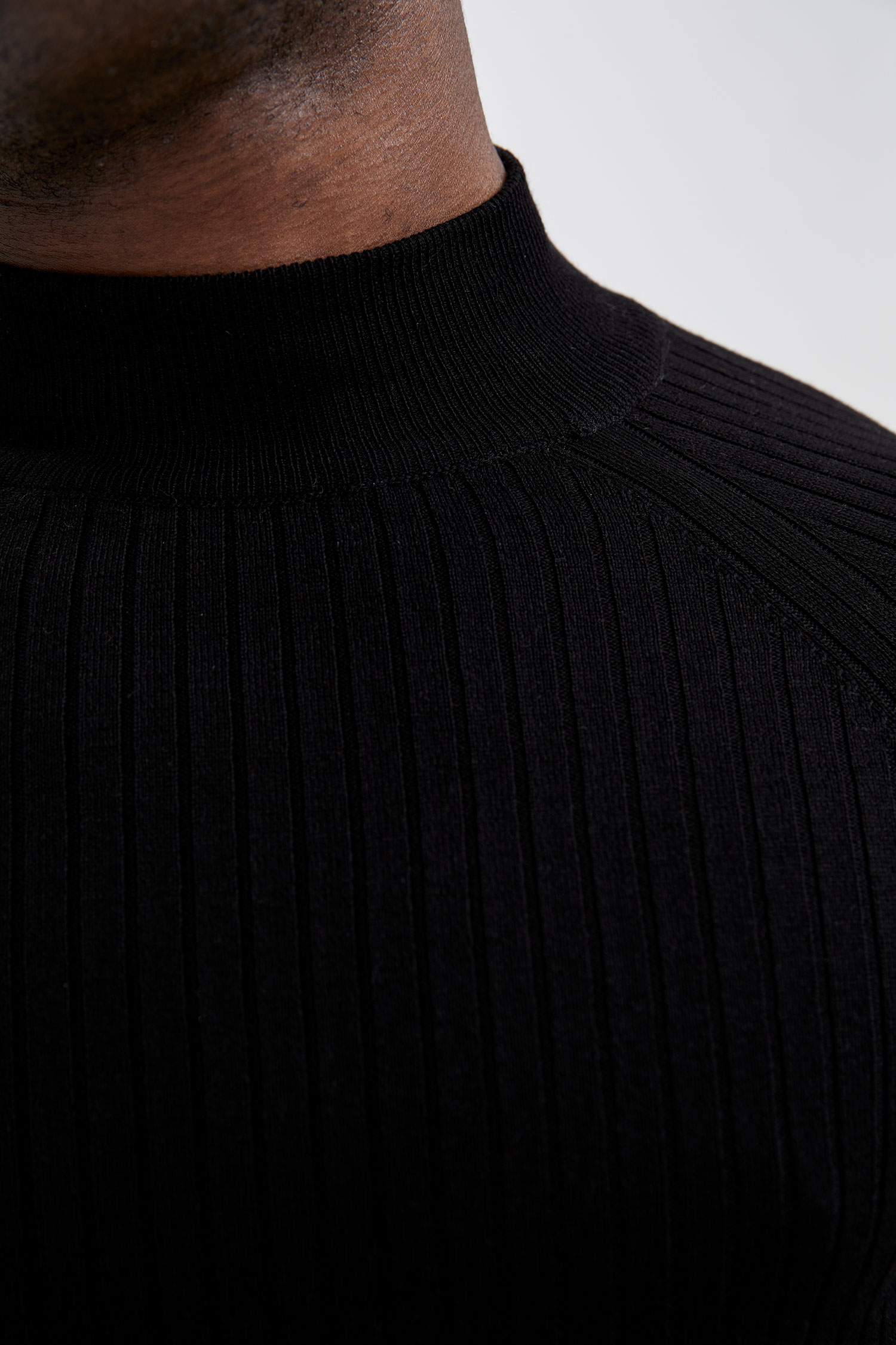 Slim Fit Balıkçı Yaka Boğazlı Triko Kazak