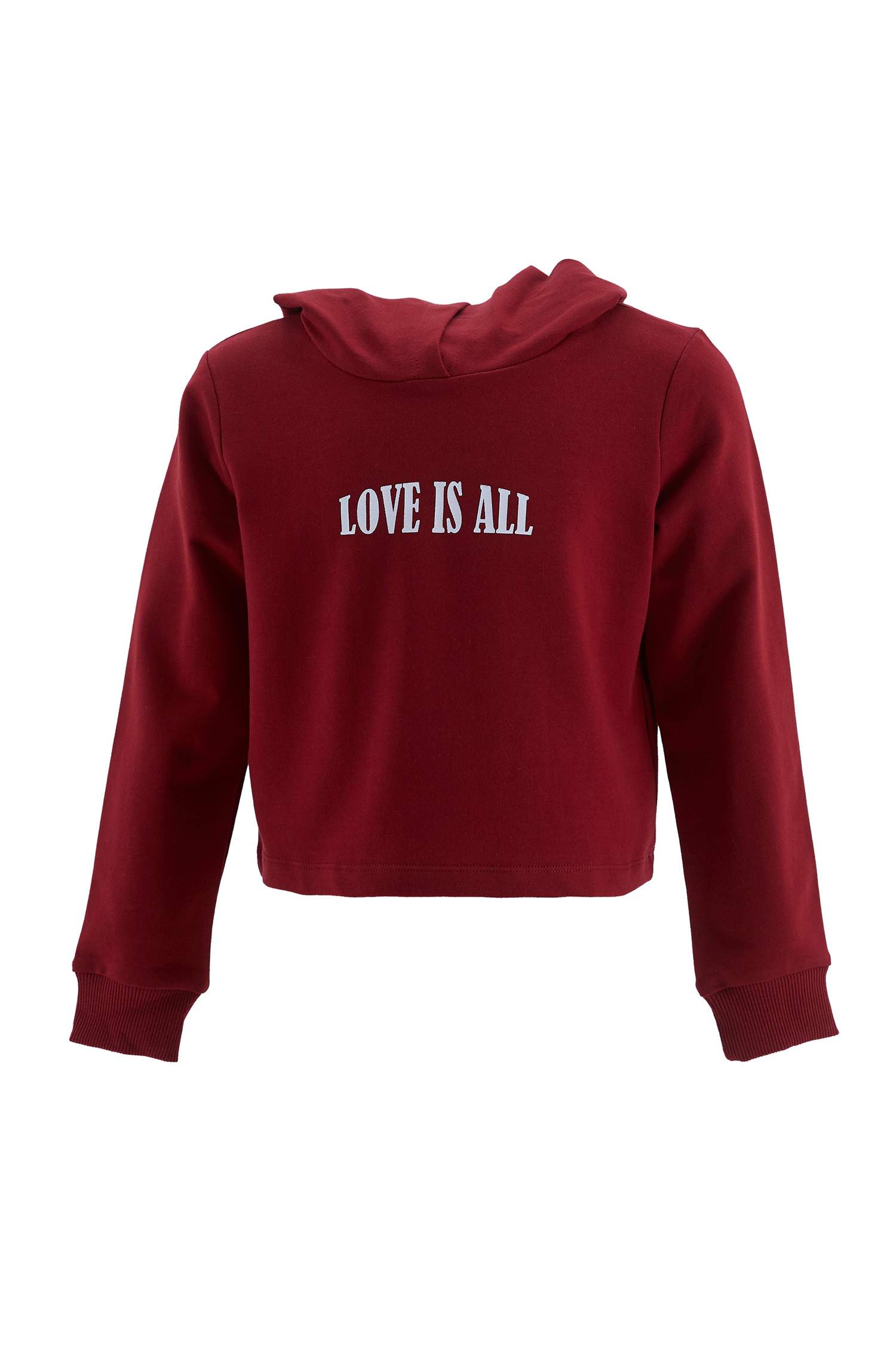 Kız Çocuk Yazı Baskılı Sweatshirt