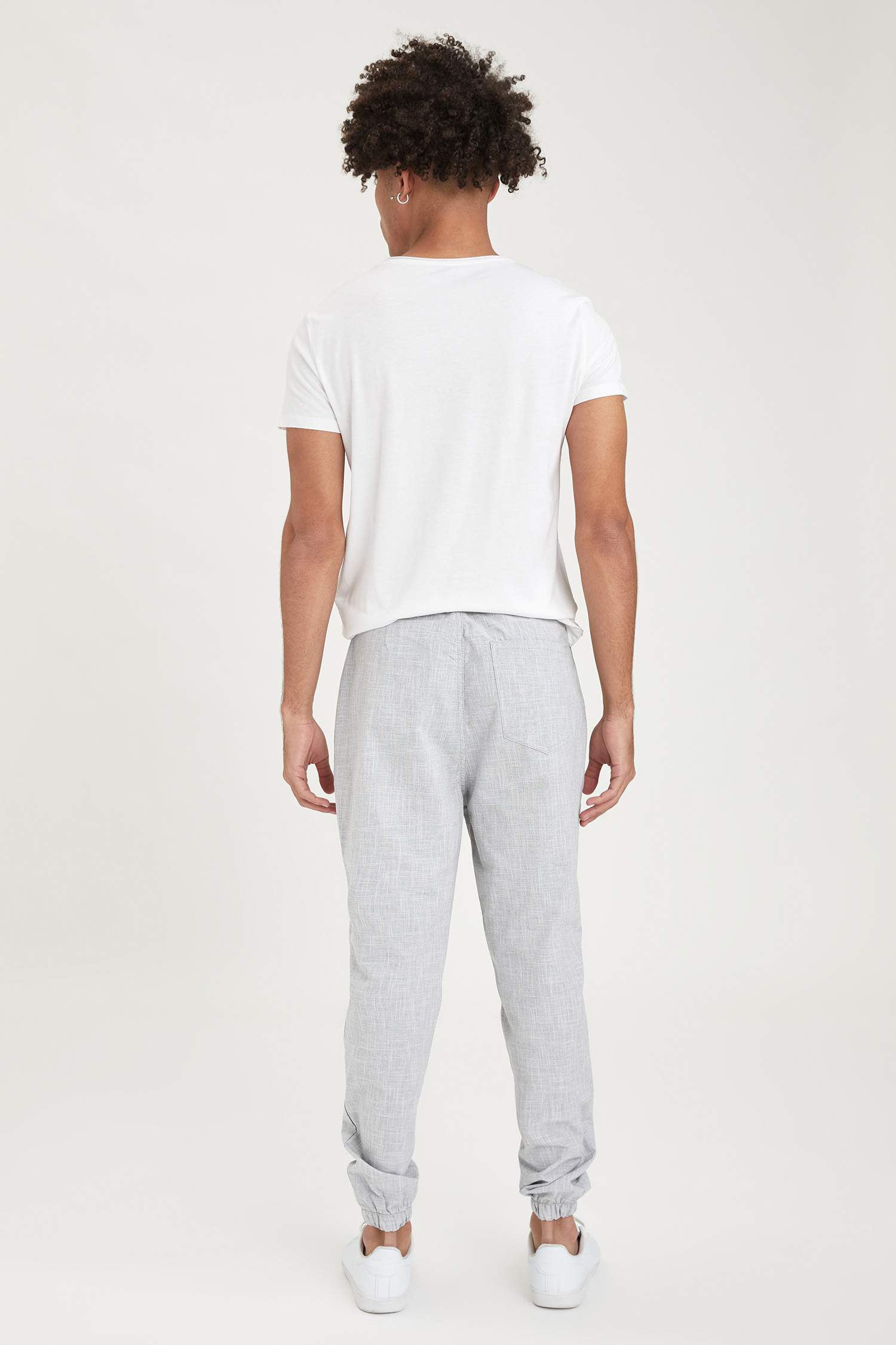 Beli Bağcıklı Jogger Pantolon