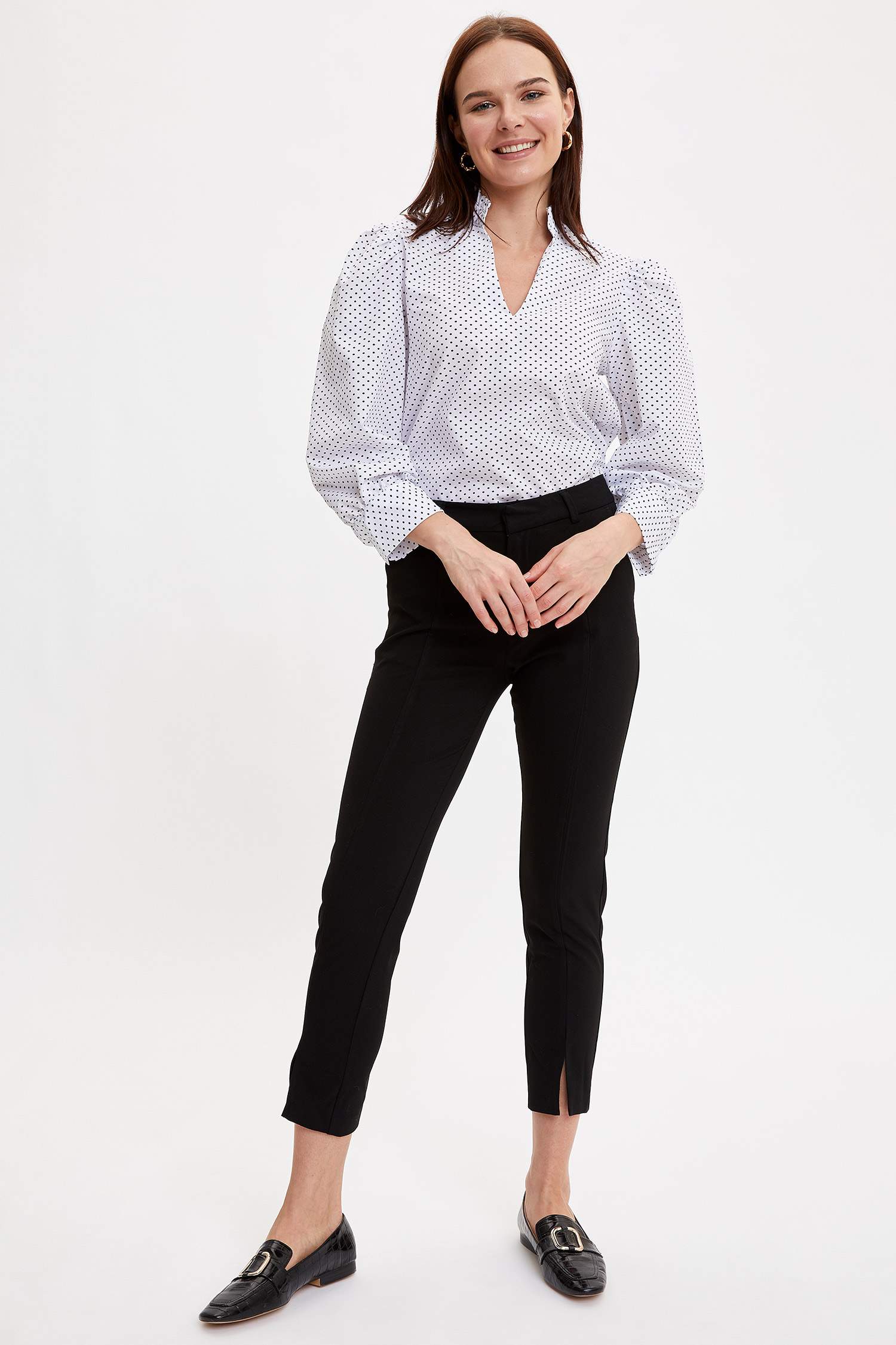 Regular Fit Uzun Kollu Bluz