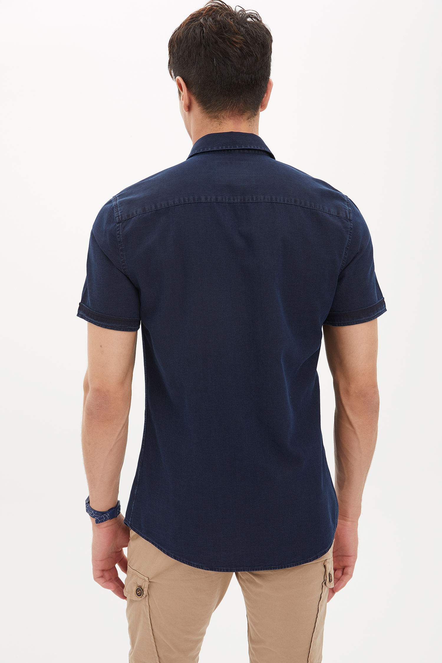 Tek Cepli Slim Fit Gömlek