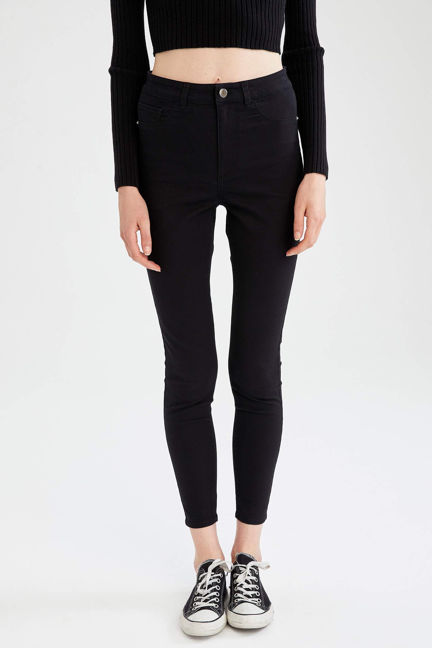 Super Skinny Fit Yüksek Bel Pantolon