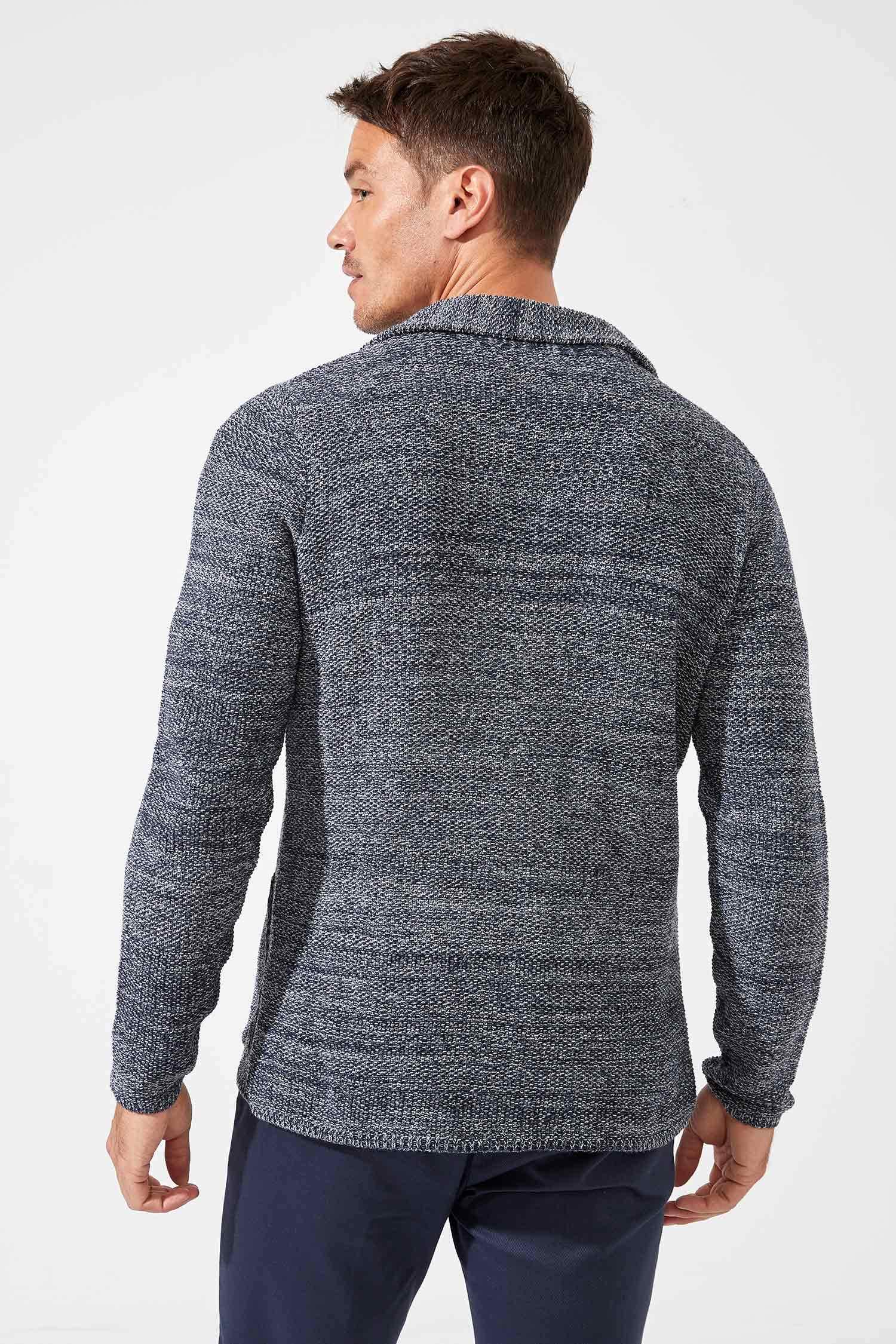Slim Fit V Yaka Düğmeli Uzun Kollu Triko Hırka