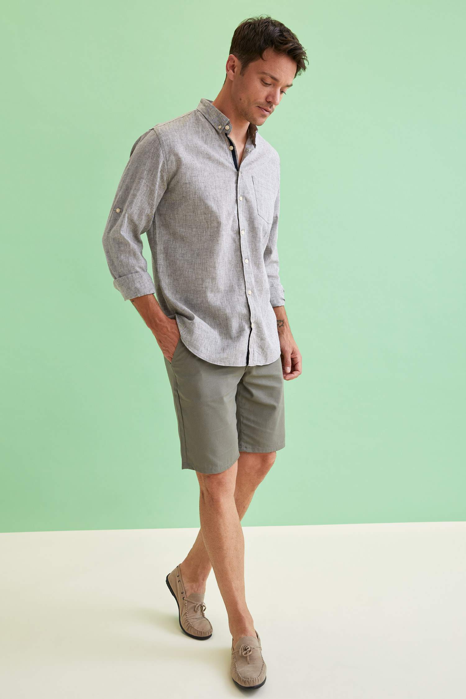 Regular Fit Bermuda Şort