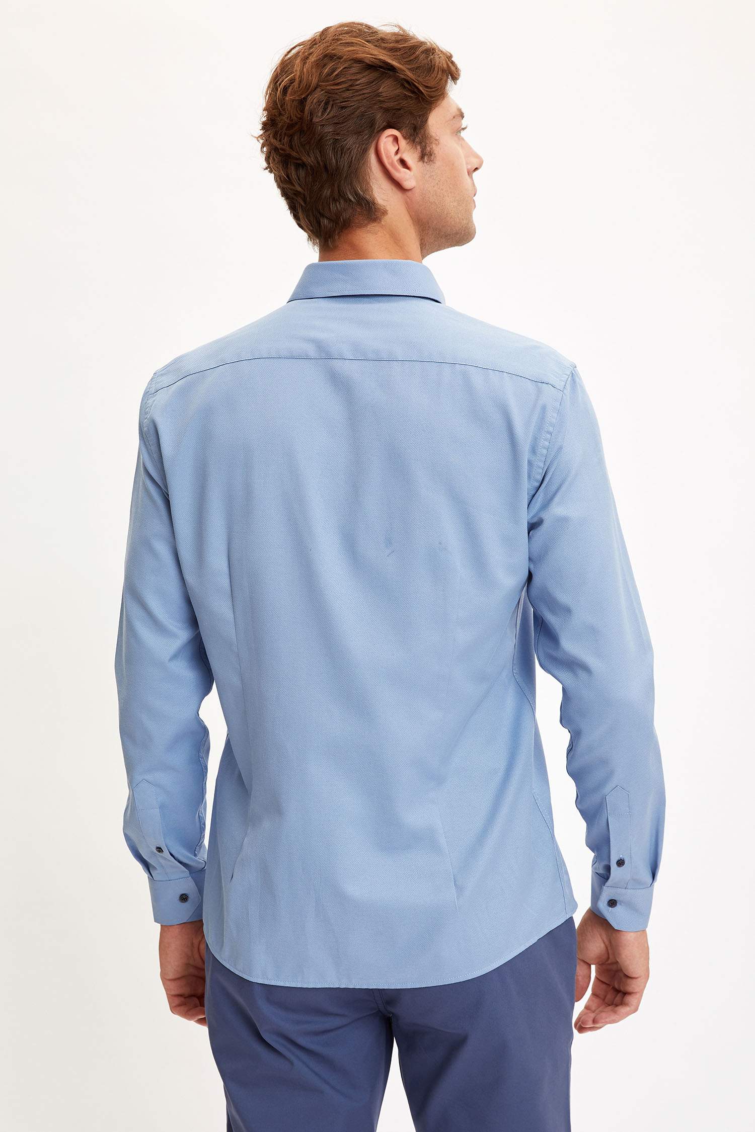 Modern Fit Klasik Uzun Kollu Gömlek