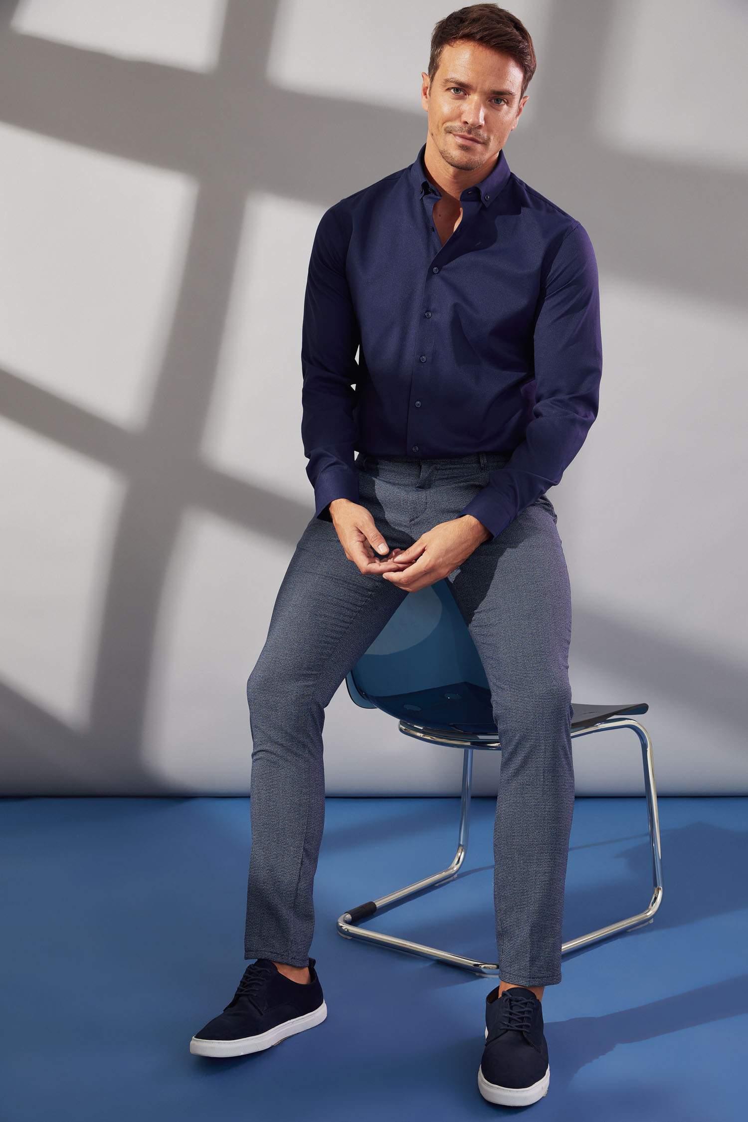 Modern Fit Klasik Uzun Kollu Gömlek