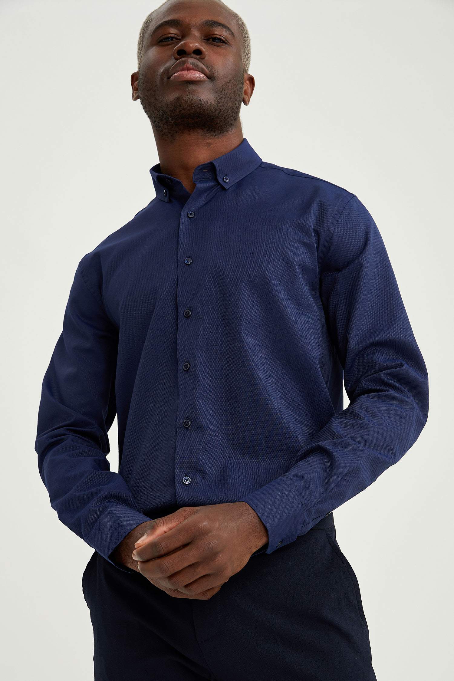 Modern Fit Klasik Uzun Kollu Gömlek