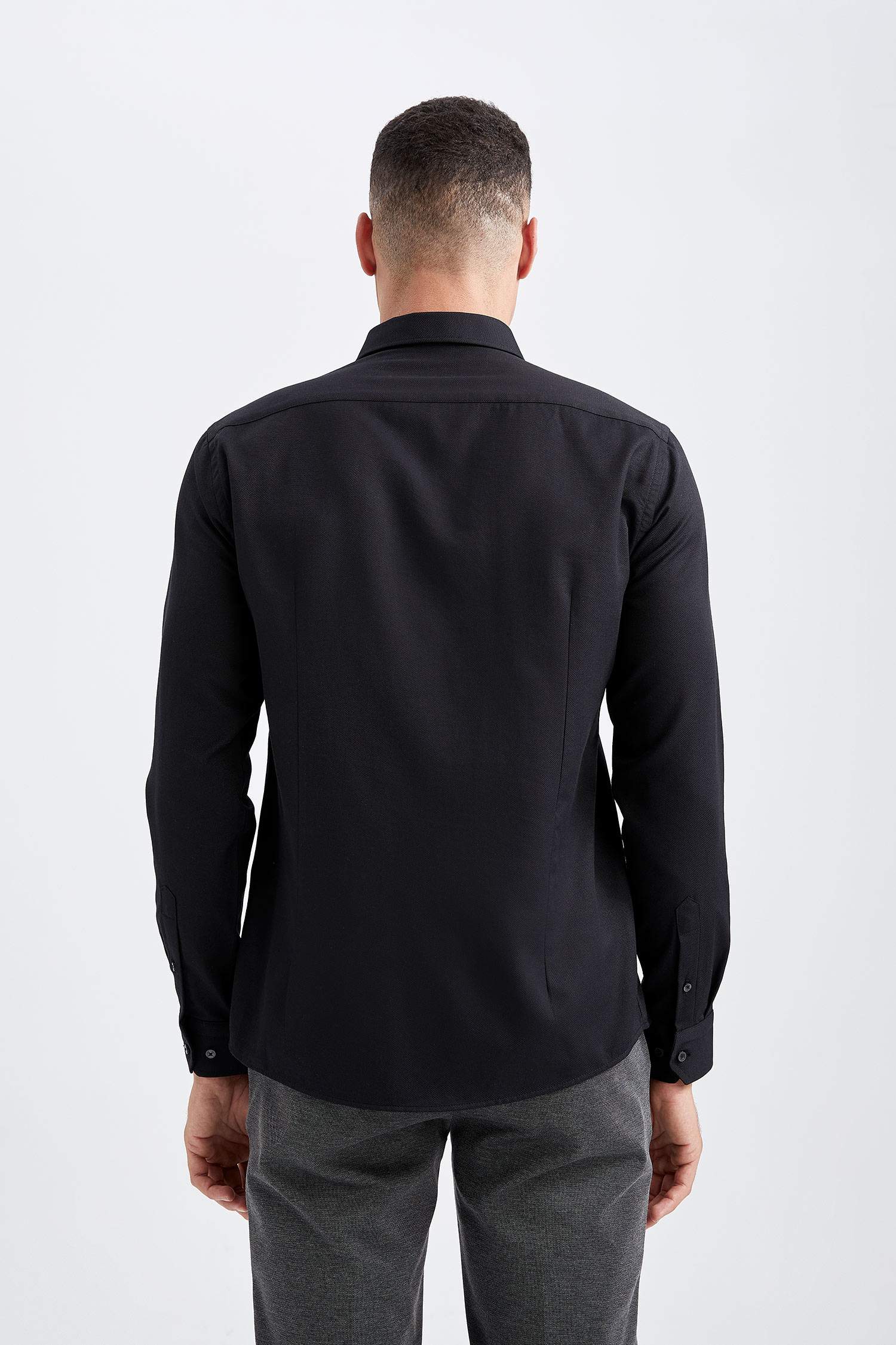 Modern Fit Klasik Uzun Kollu Gömlek