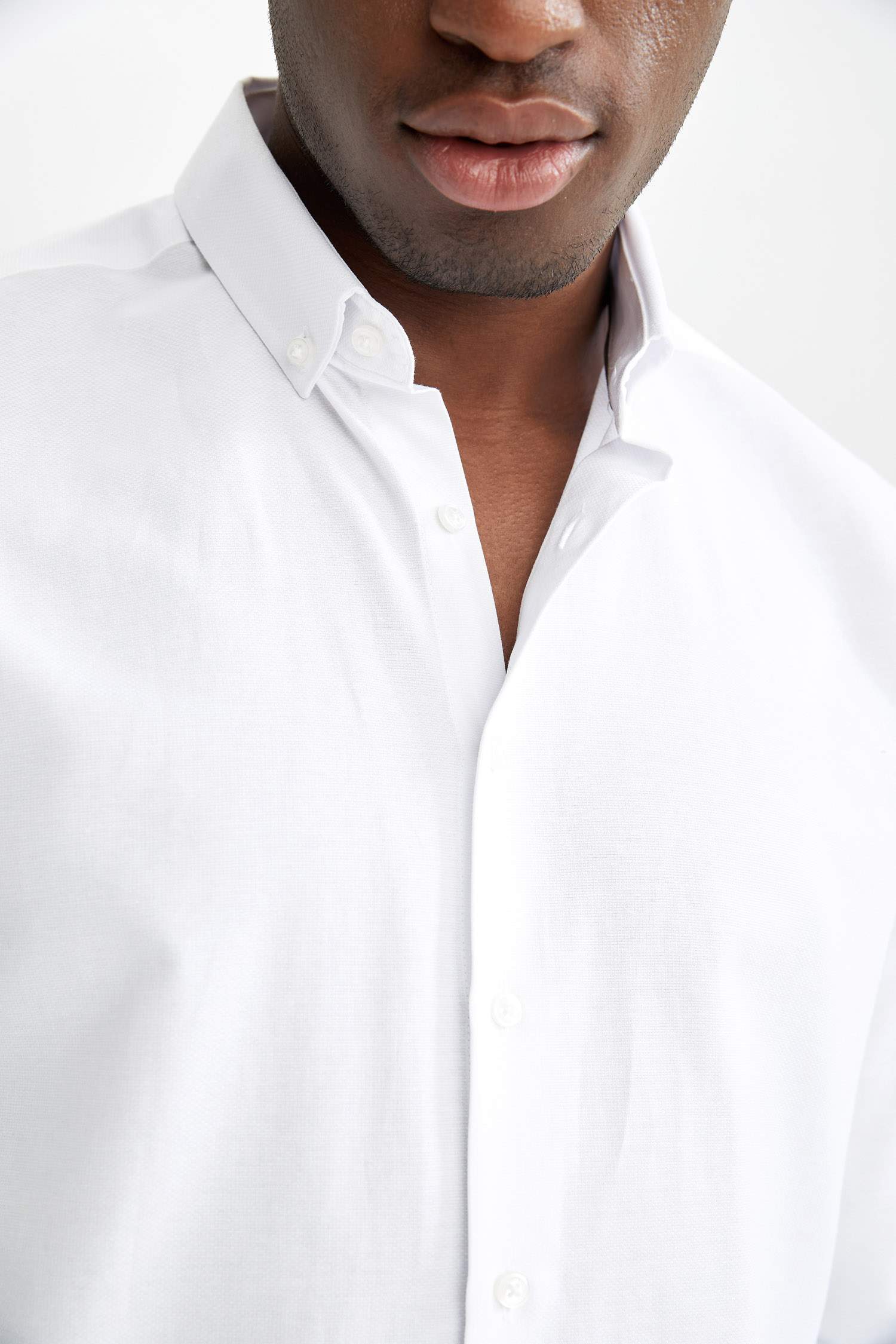 Modern Fit Polo Yaka Uzun Kollu Gömlek