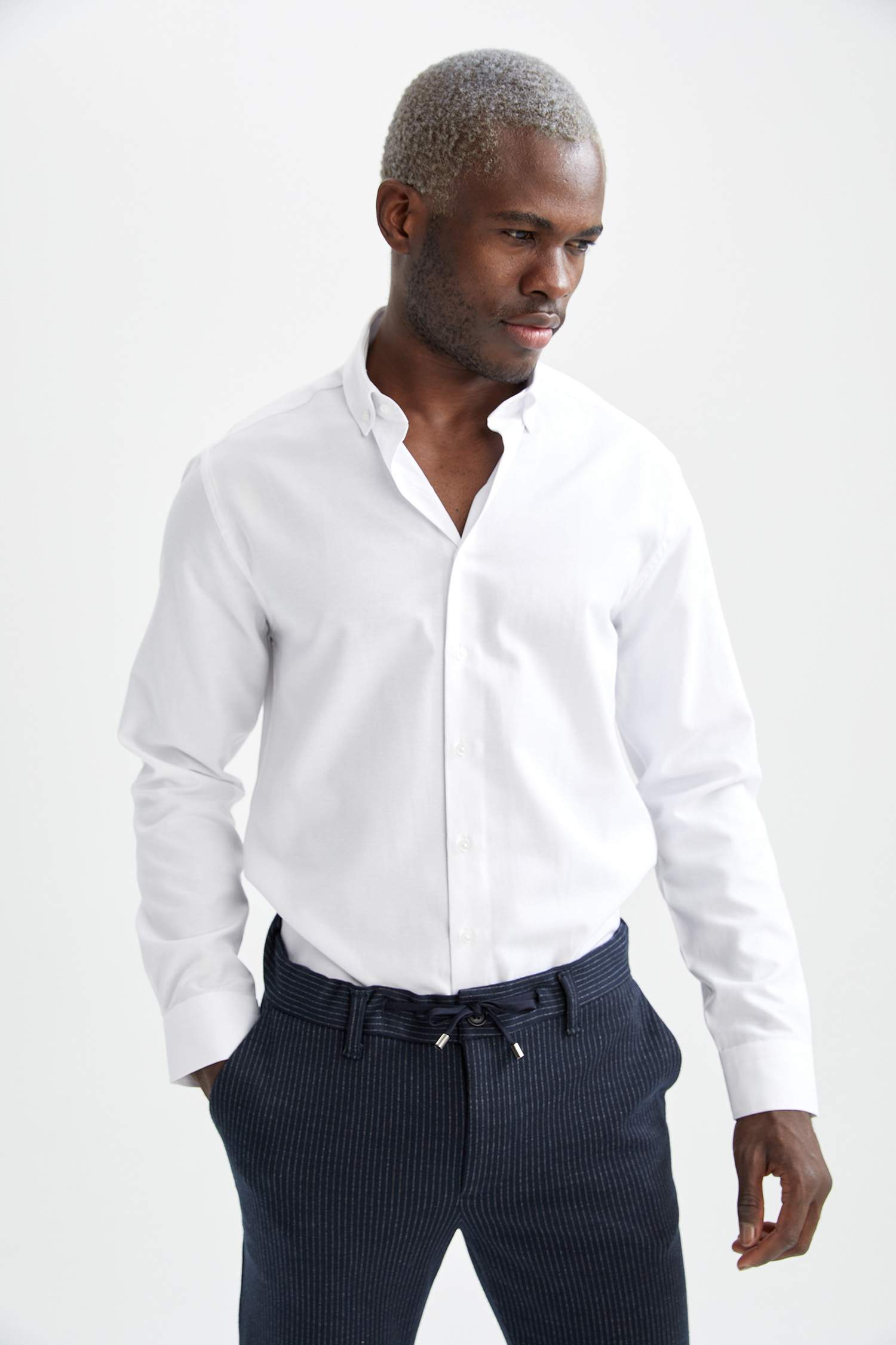 Modern Fit Klasik Uzun Kollu Gömlek