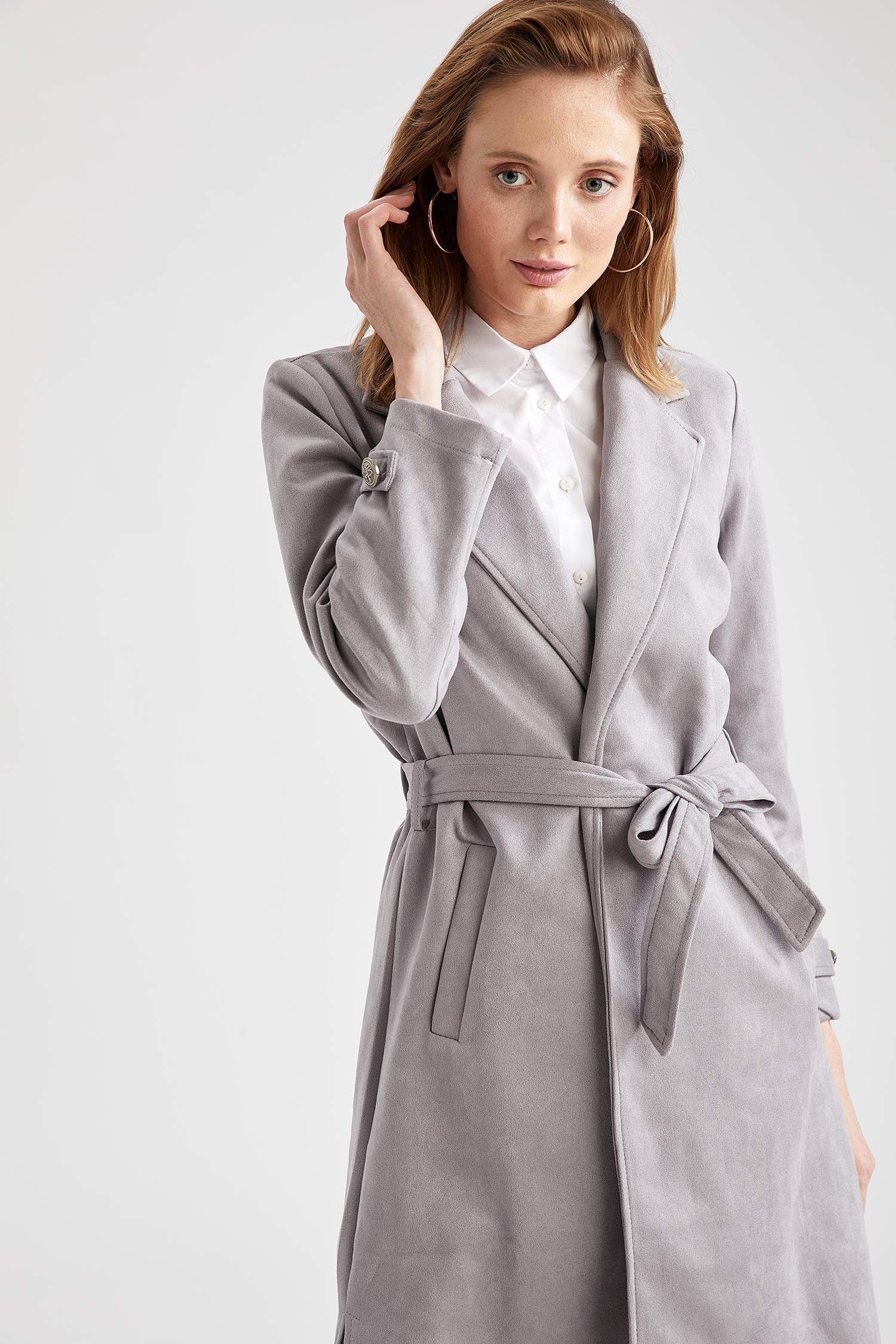 Regular Fit Süet Blazer Yelek
