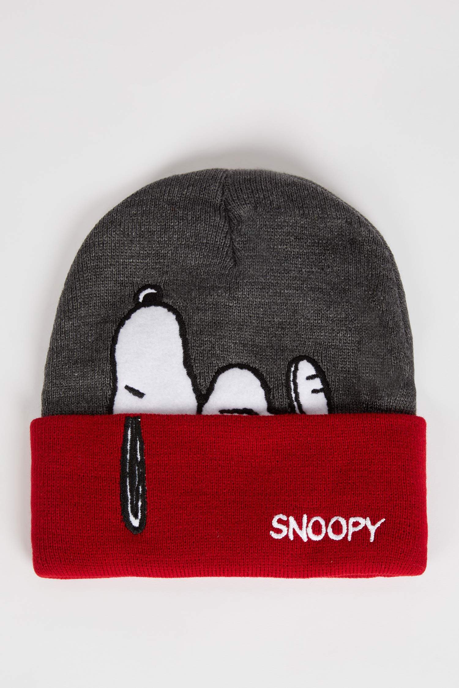 Kadın Snoopy Lisanslı Nakışlı Bere