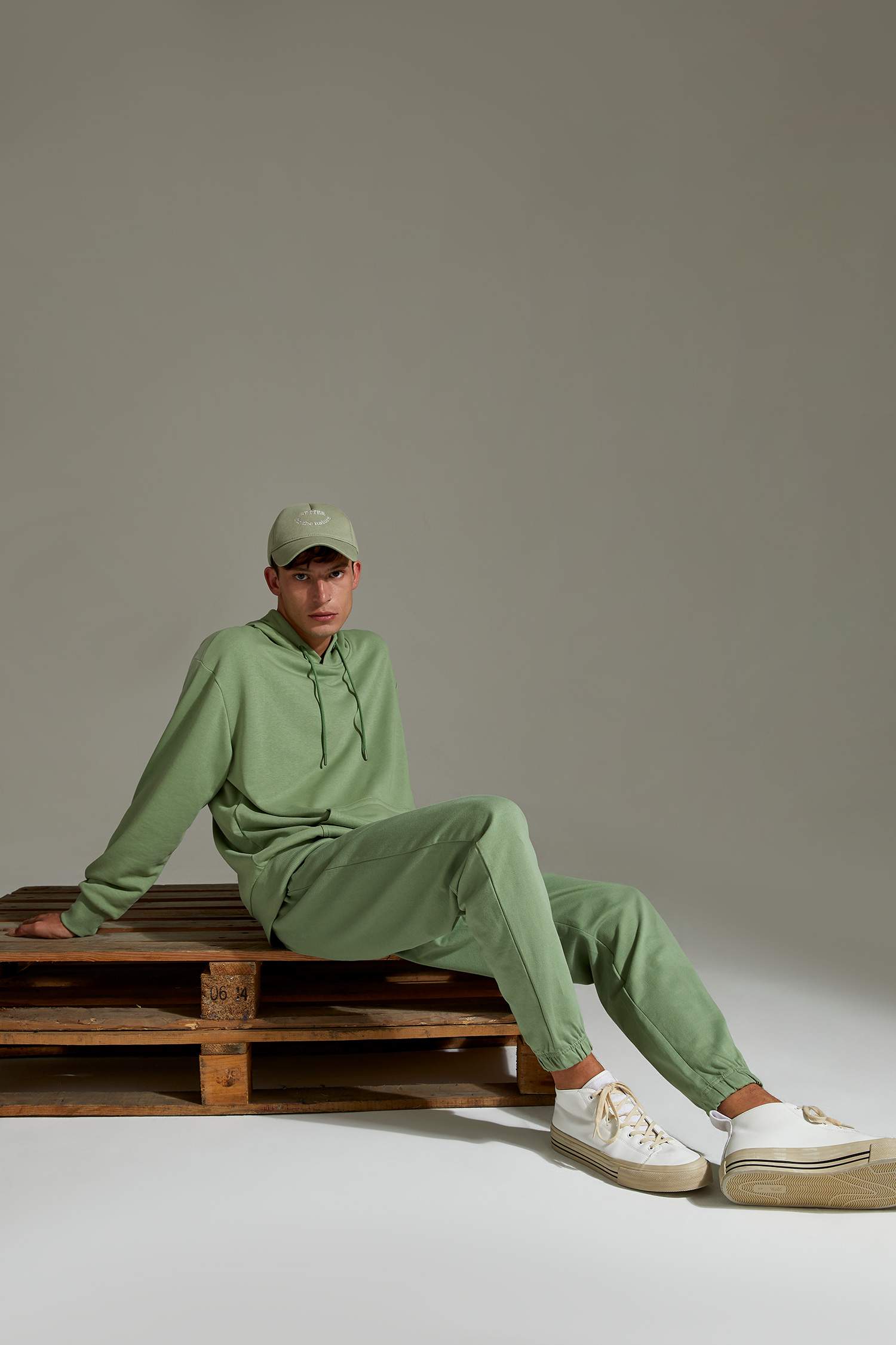 Oversize Fit Kapüşonlu Basic Pamuklu İçi Yumuşak Tüylü Sweatshirt