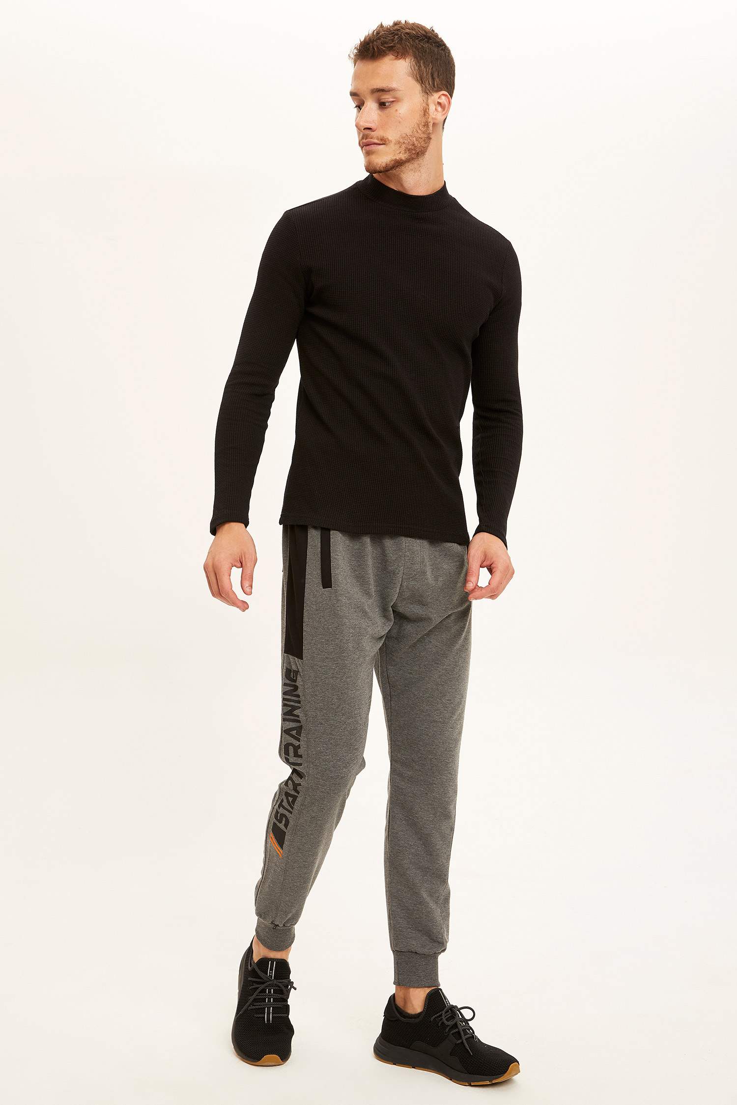 Slim Fit Uzun Kollu Basic Tişört