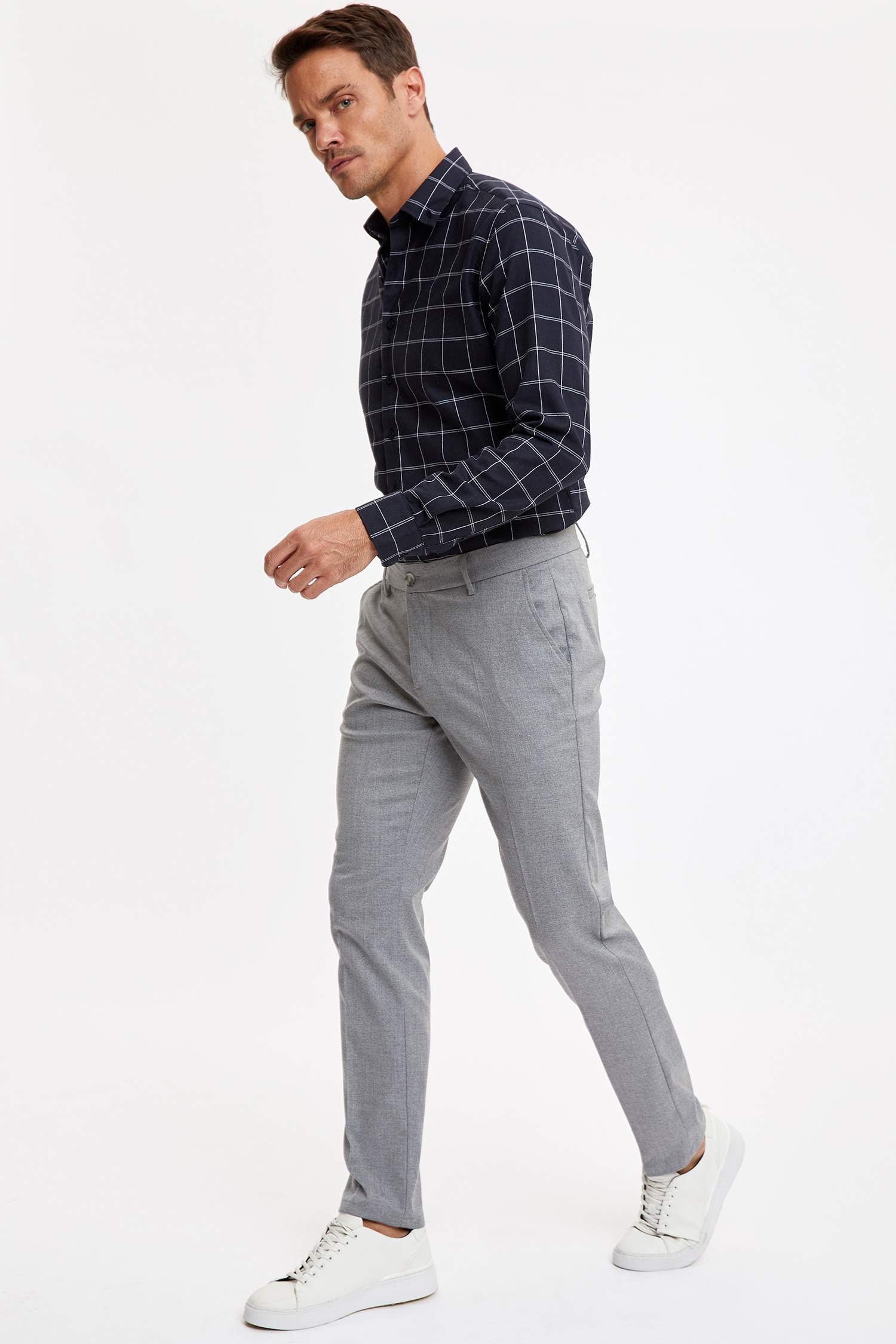 Modern Fit Uzun Kolu Oduncu Gömlek