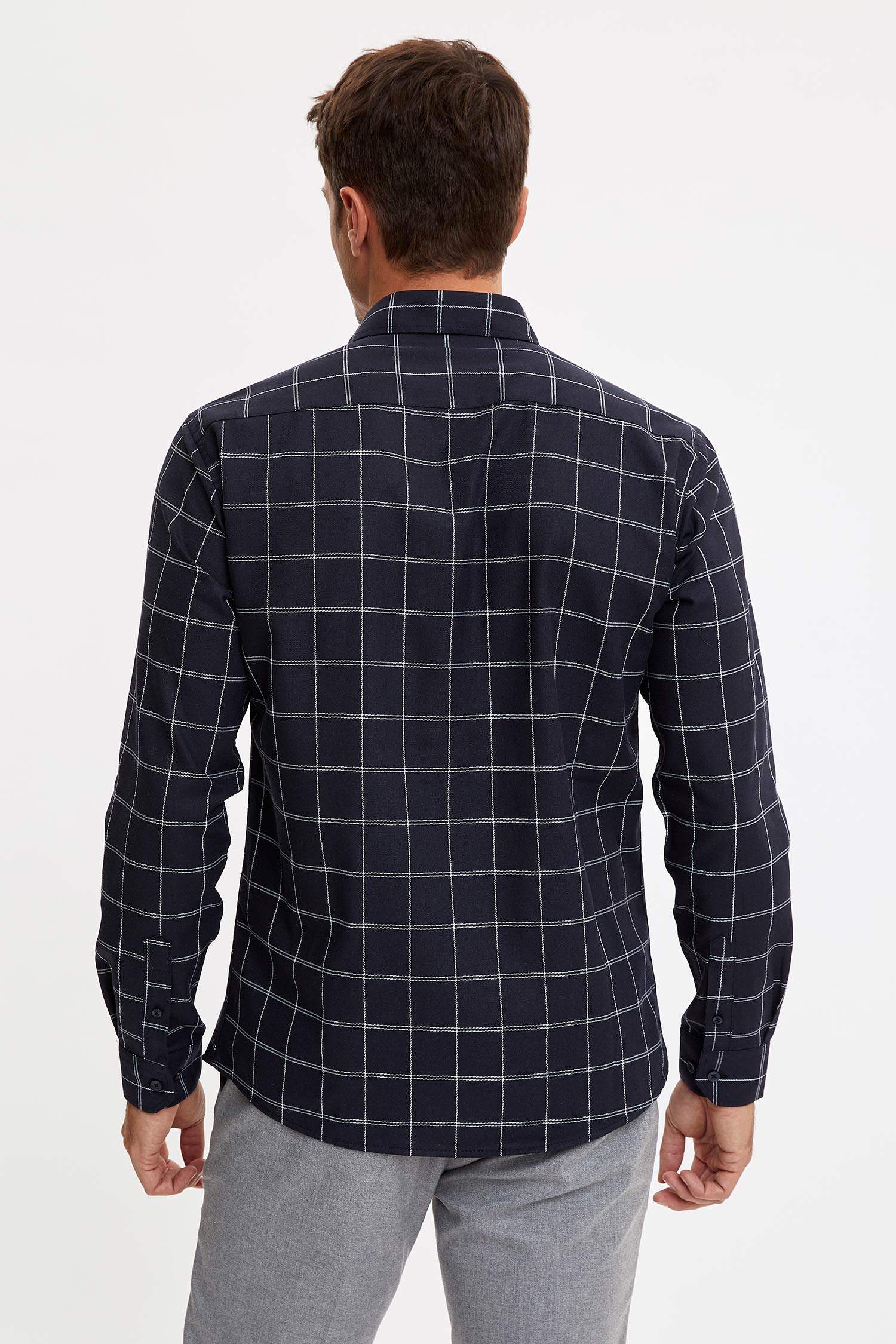 Modern Fit Uzun Kolu Oduncu Gömlek