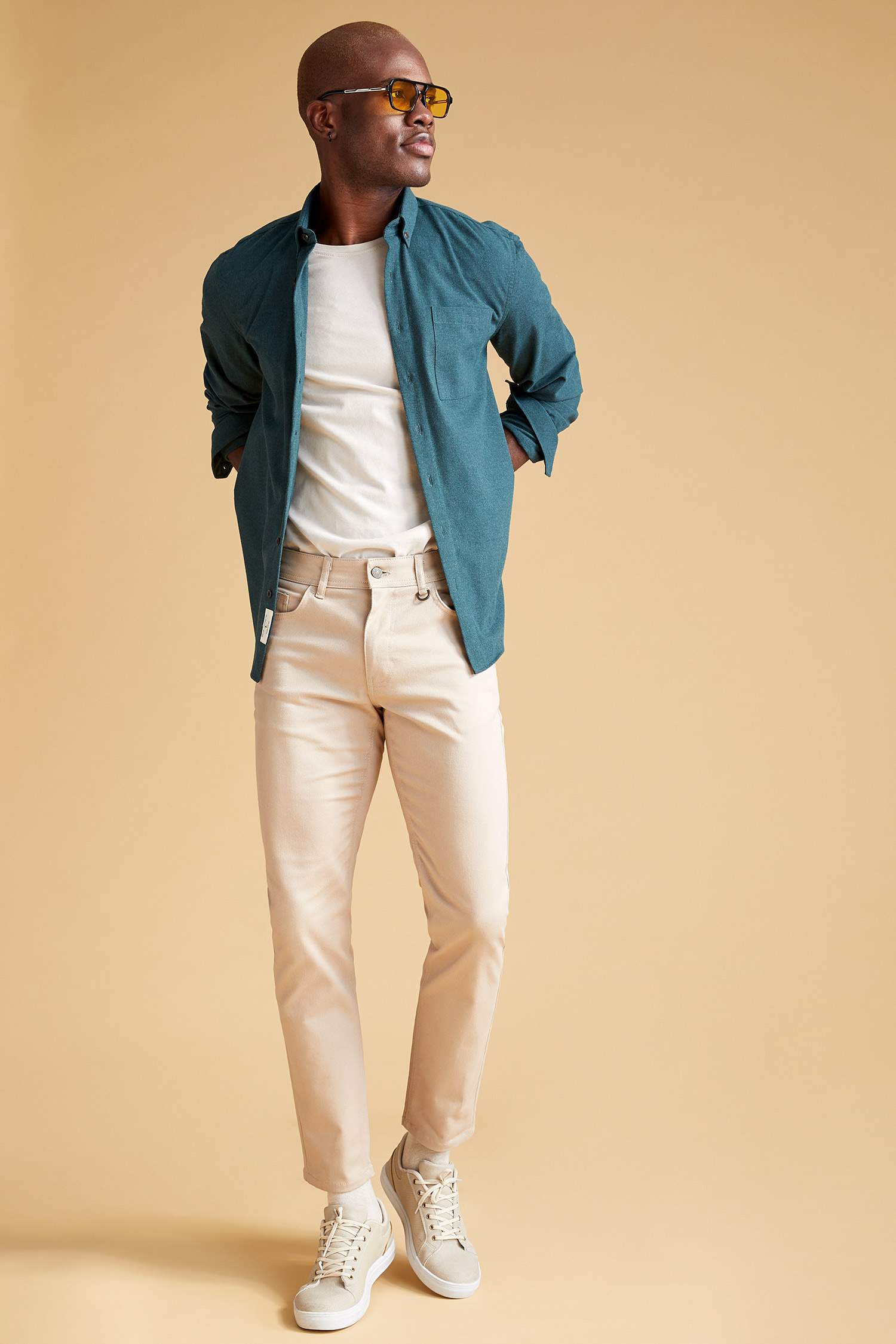 Modern Fit Basic Uzun Kollu Gömlek