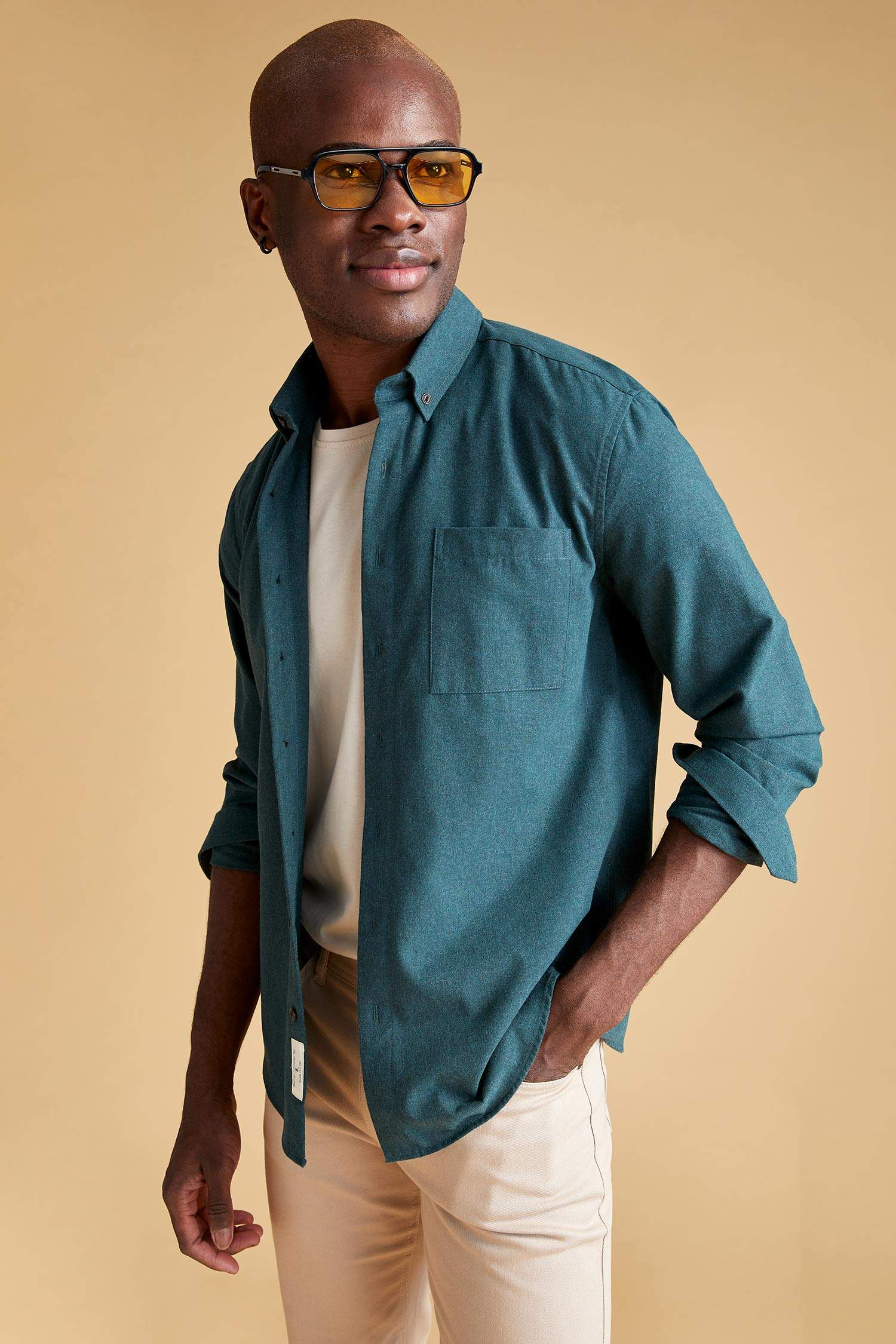 Modern Fit Basic Uzun Kollu Gömlek