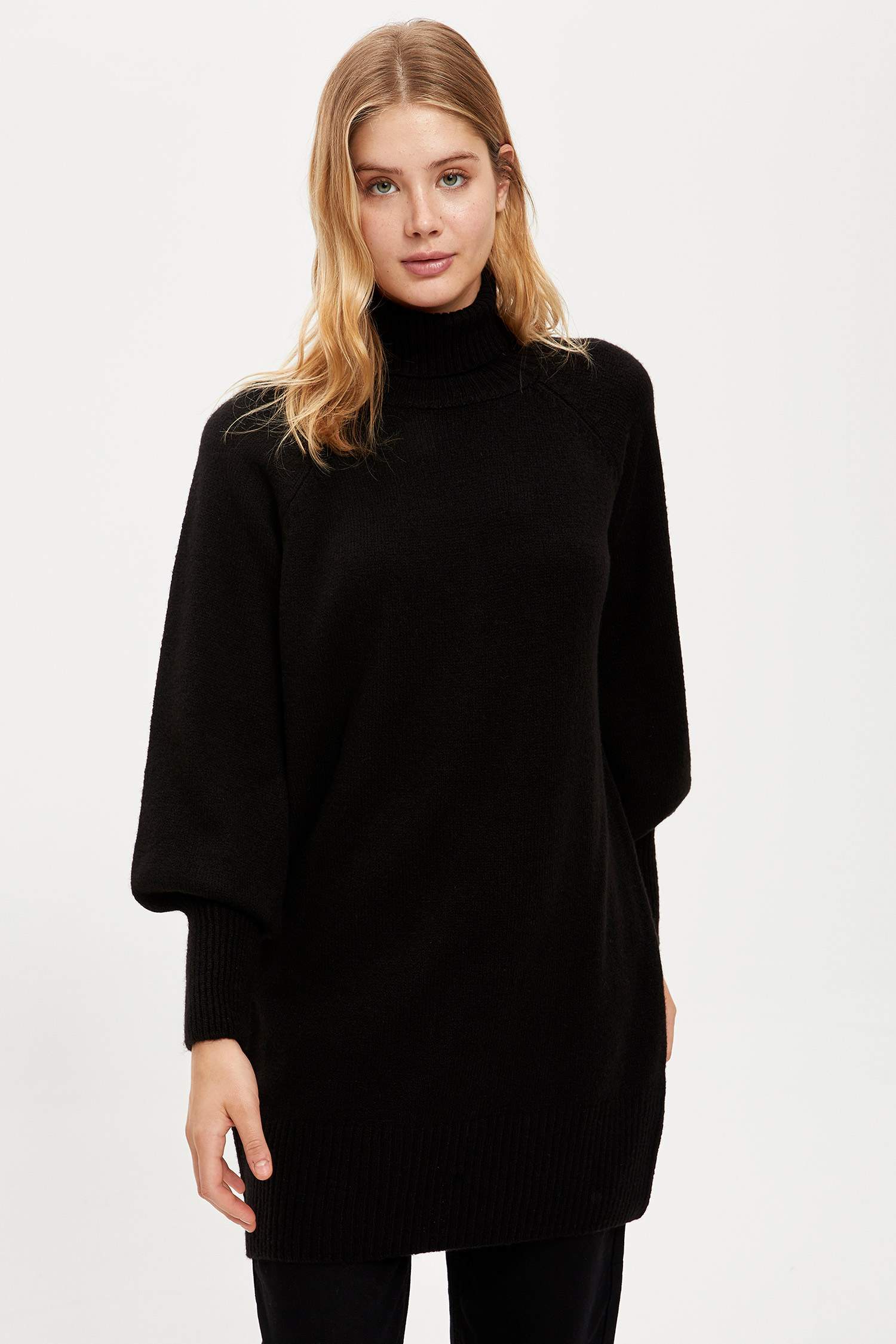 Basic Uzun Kollu Triko Tunik