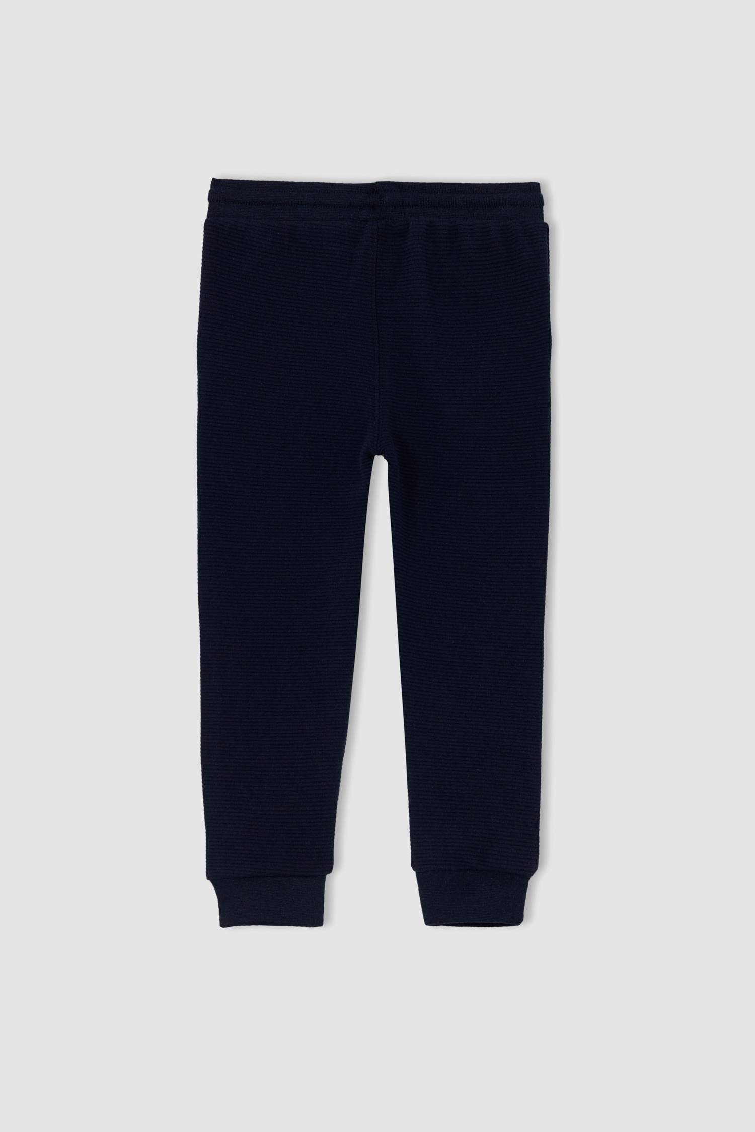 Erkek Çocuk Dokulu Kumaş Jogger Eşofman Altı