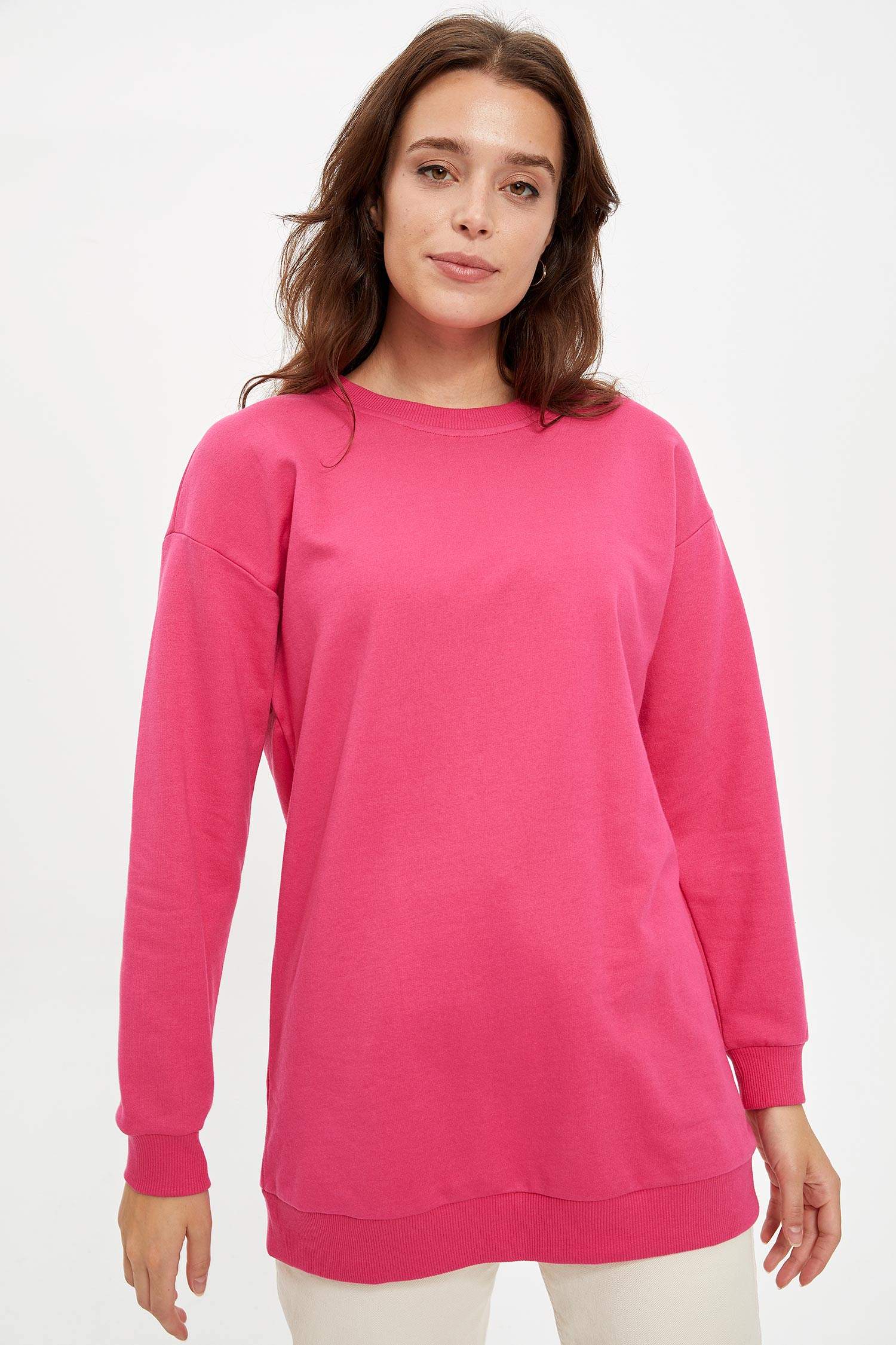 Basic İçi Yumuşak Tüylü Sweat Tunik