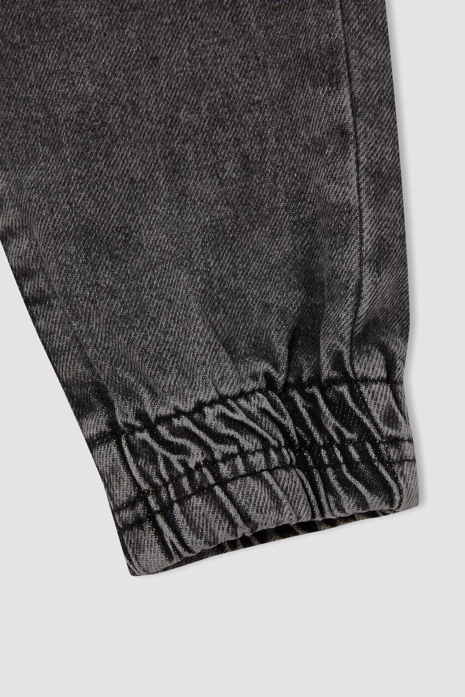 Kız Çocuk Kargo Jogger Jean Pantolon