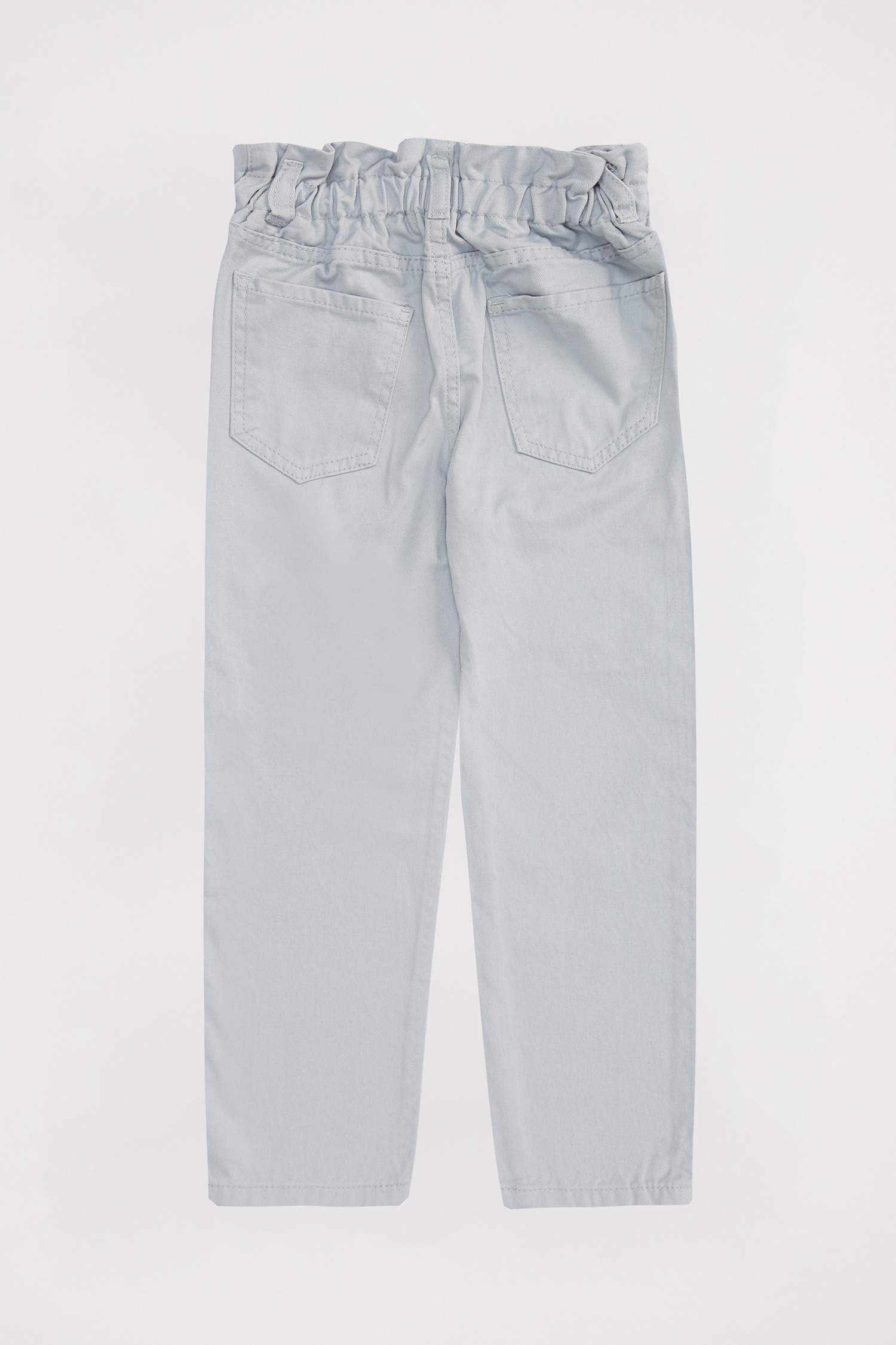Kız Çocuk Slouchy Fit Paperbag Bel Fit Jean Pantolon