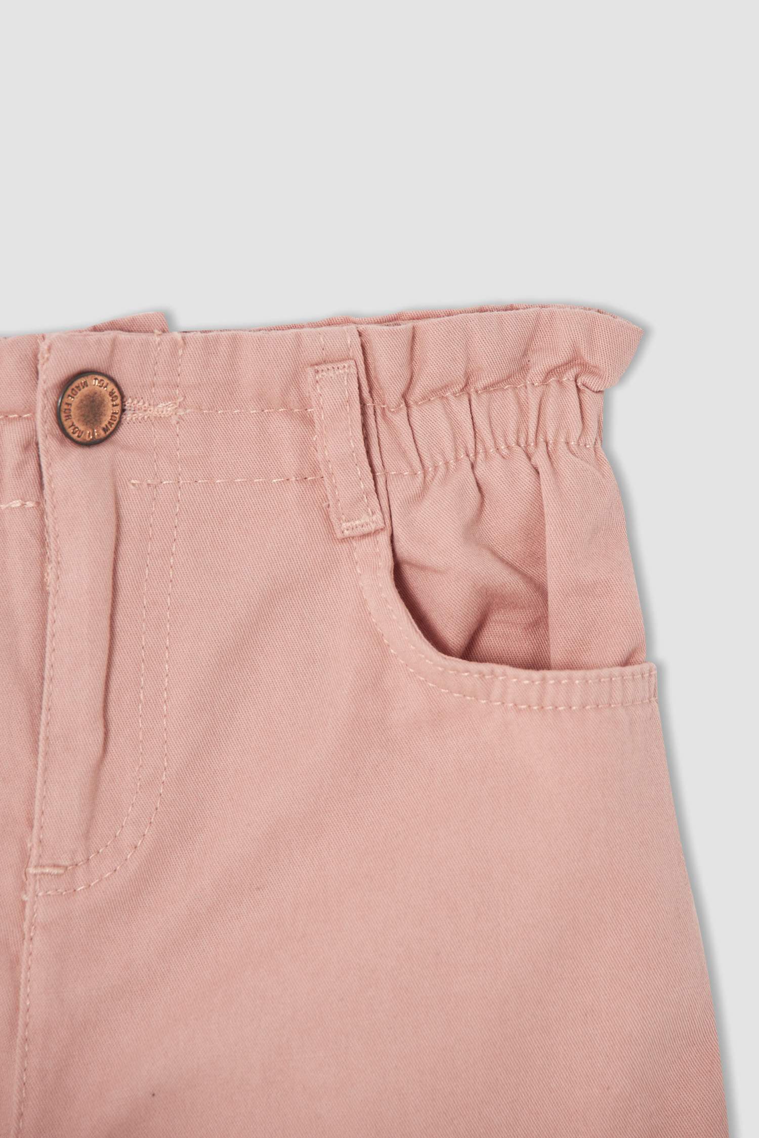 Kız Çocuk Slouchy Fit Paperbag Bel Fit Jean Pantolon