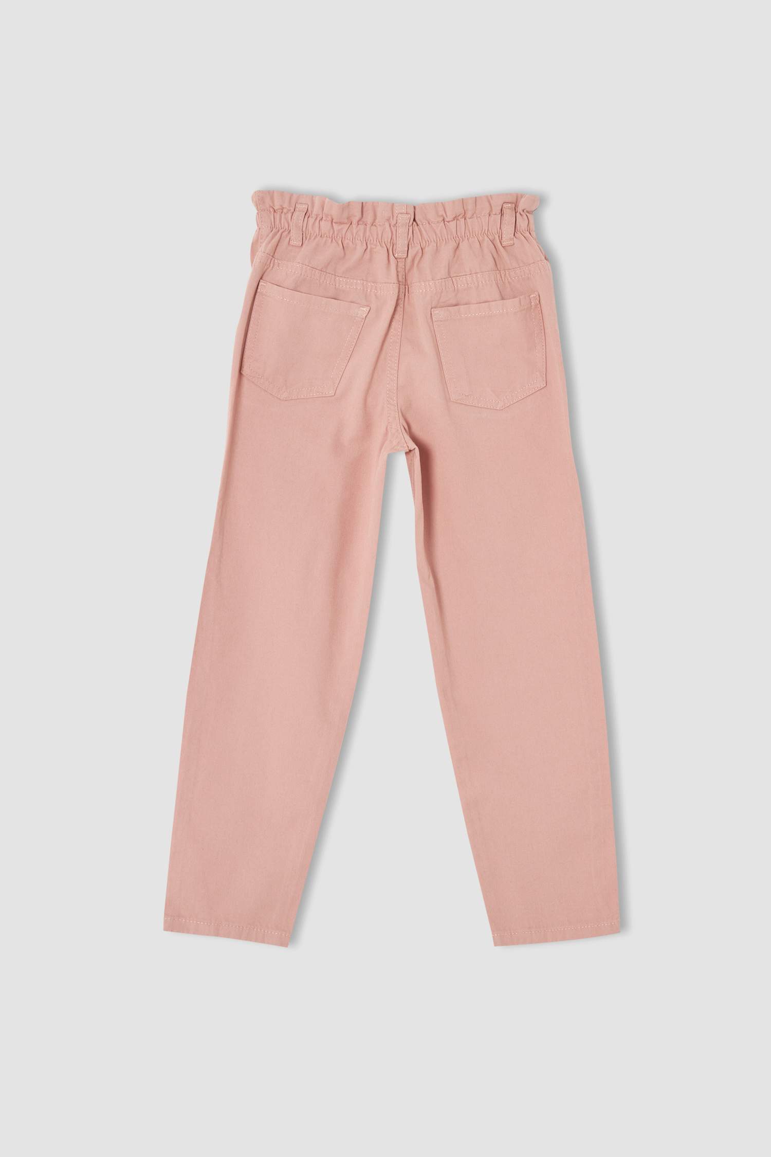 Kız Çocuk Slouchy Fit Paperbag Bel Fit Jean Pantolon