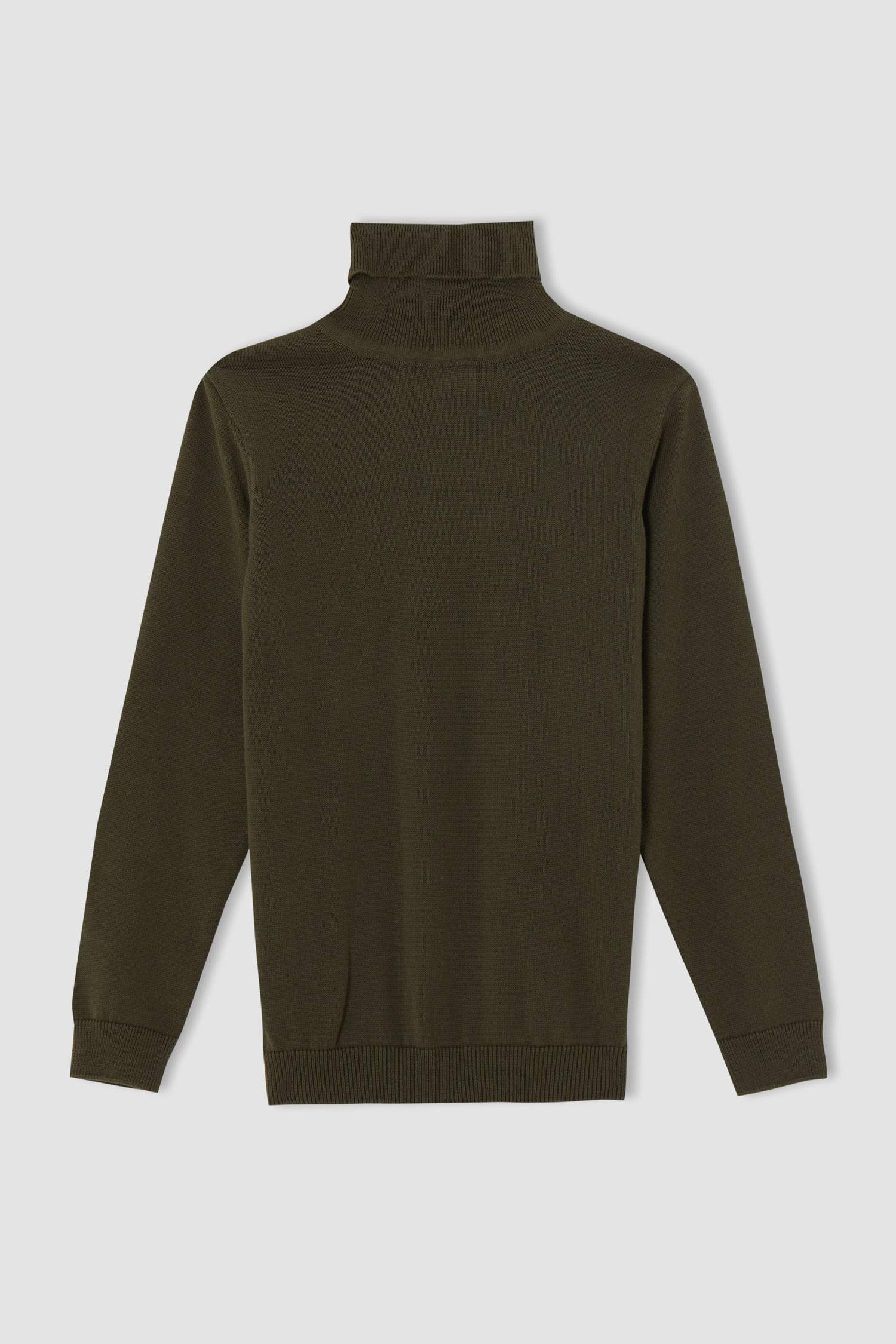 Erkek Çocuk Slim Fit Balıkçı Yaka Triko Kazak